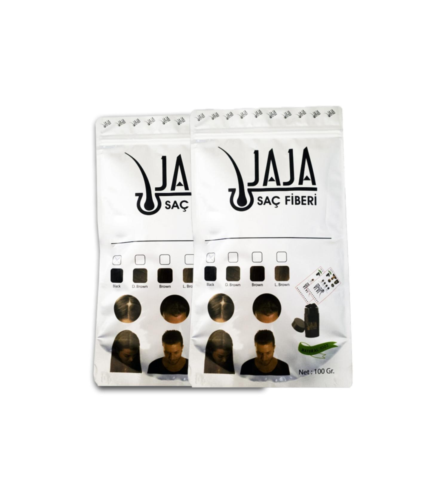 Jaja 200 Gr. Dark Brown Hair Fiber Hair Powder Topik Economic Size