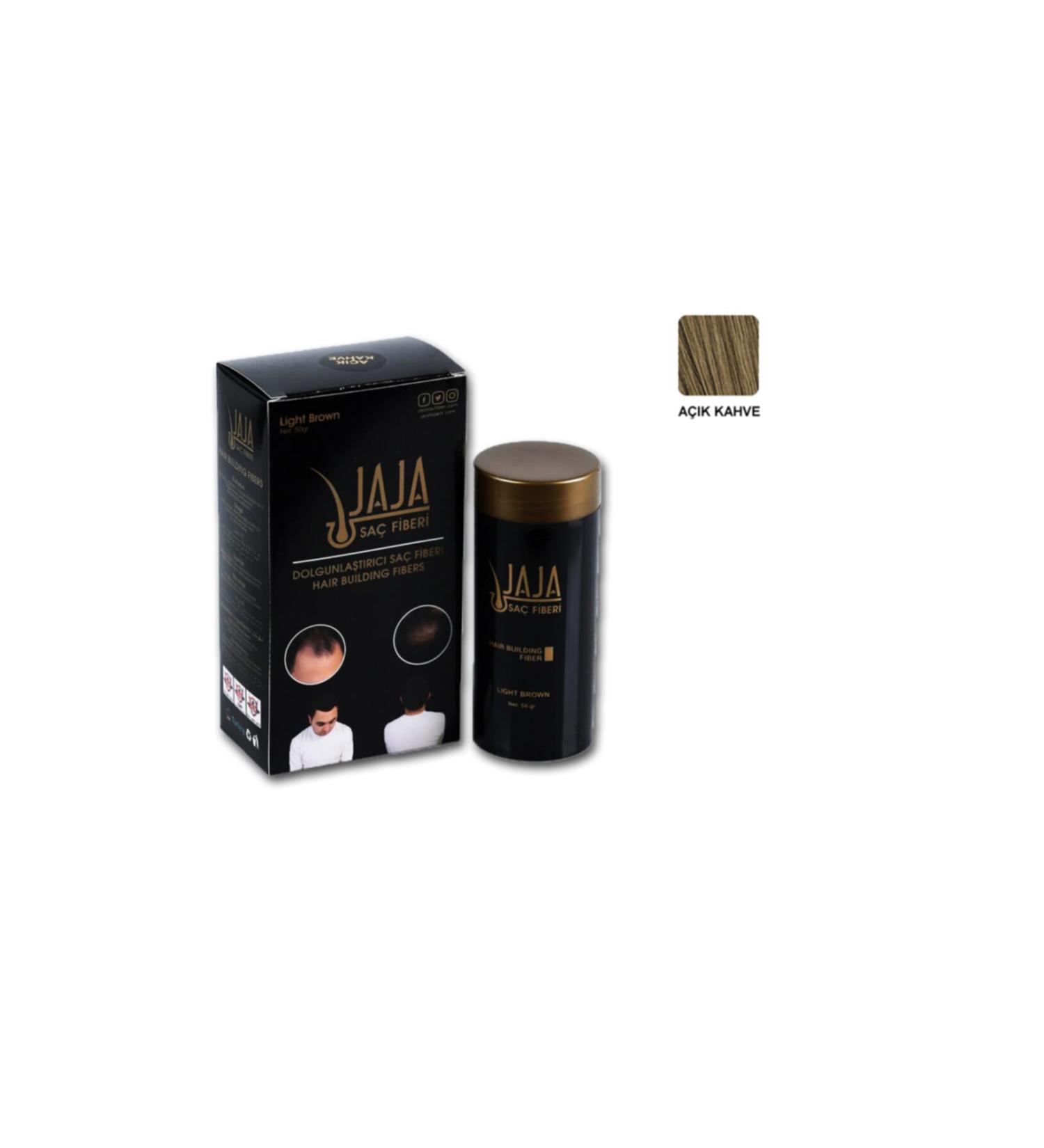 Jaja 50 Gr Light Brown Hair Powder Topik New Production