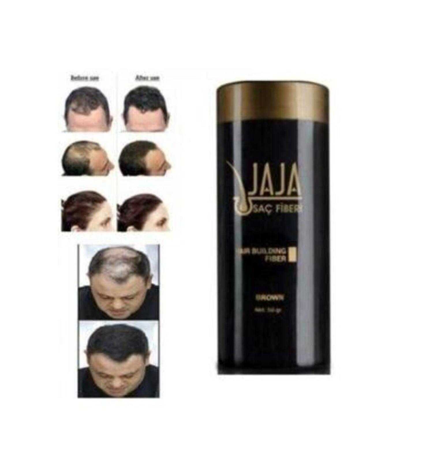Jaja Fibers Hair Thickener Topik 50 Gr Hair Concealer Black -black Fiber - Buy Online on GoSupps.com