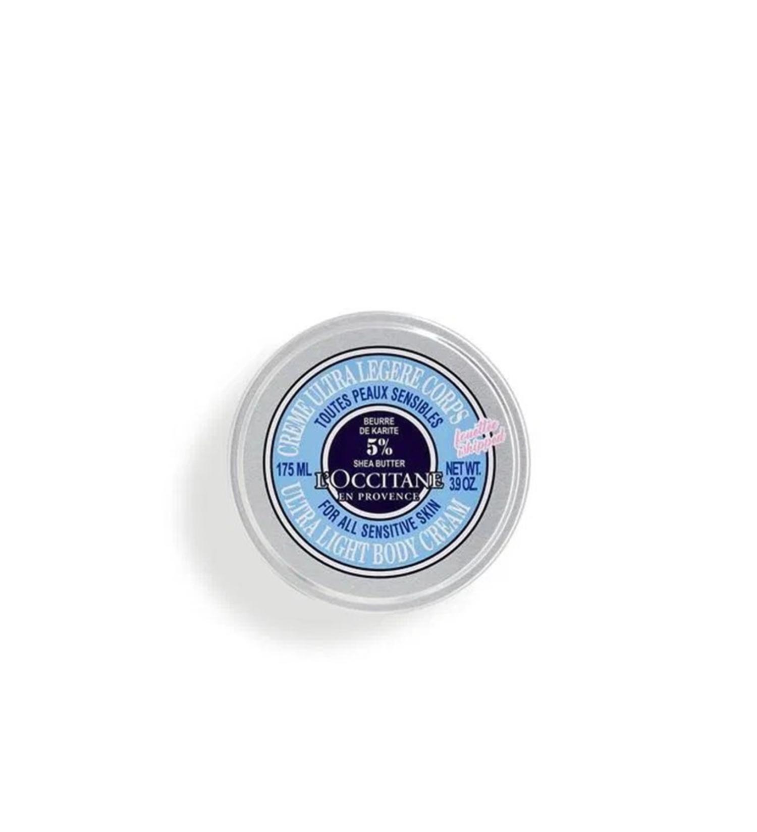 L'Occitane - Shea Body Cream - Shea Butter Ultra Light Body Cream - 175ml - Buy Online on GoSupps.com