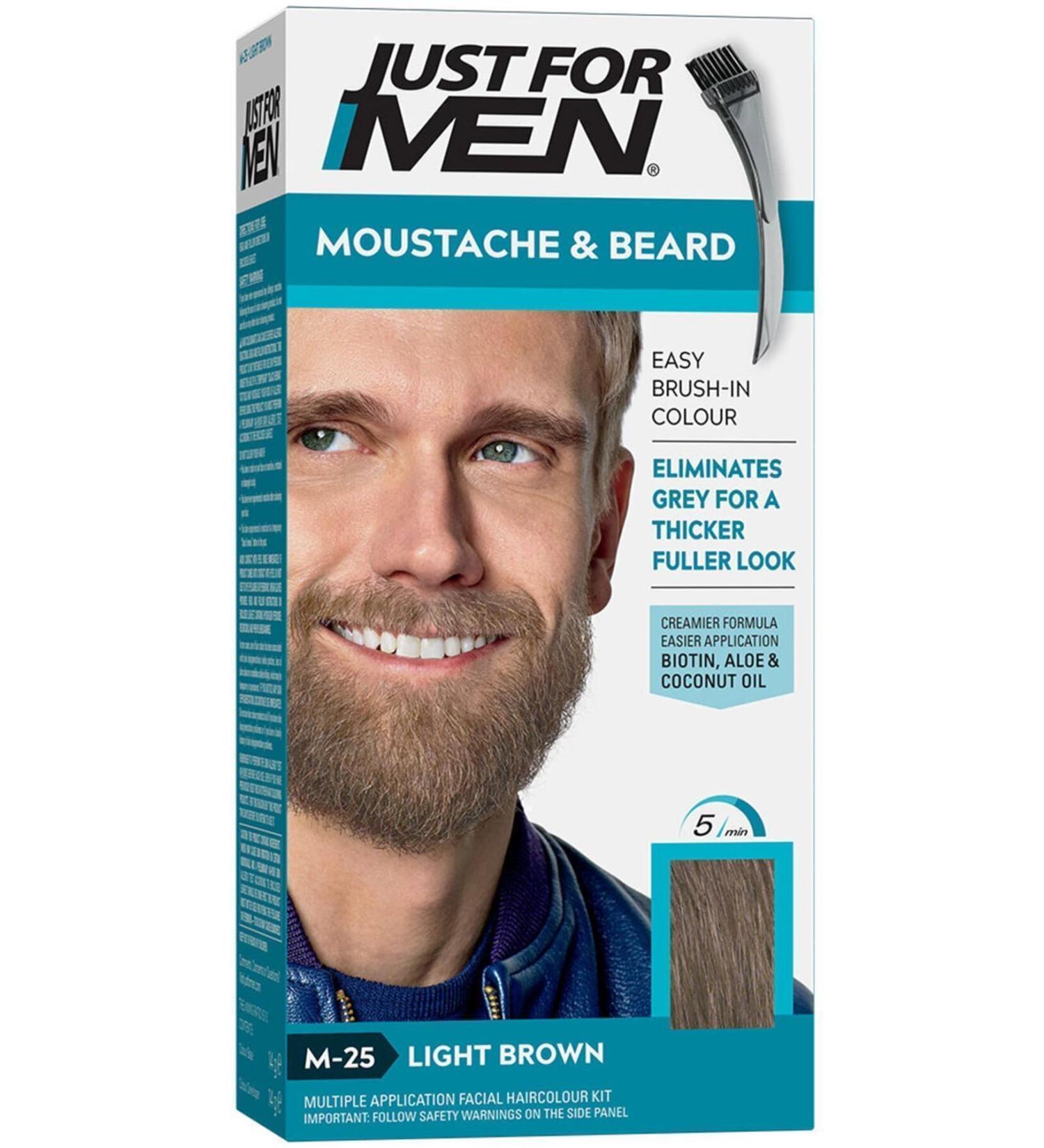 Just For Men Beard Hair and Beard Dye that Makes Your Mustache Look Fuller Thicker(M-25) MMCZ109
