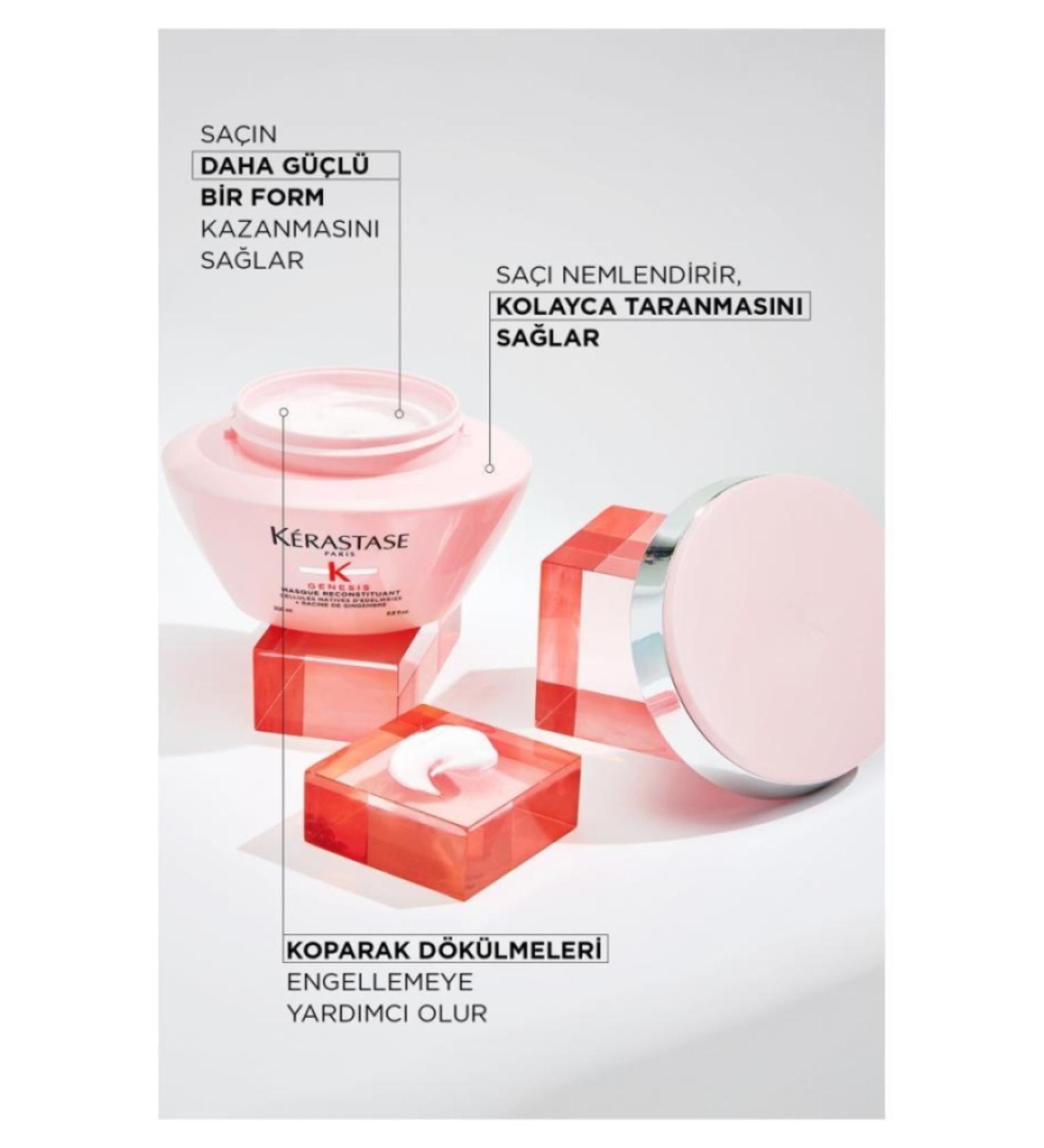 Kerastase -Beauty Bar- Genesis Masque Reconstituant - Anti-Loss Strengthening Hair Mask 200ml-58776556