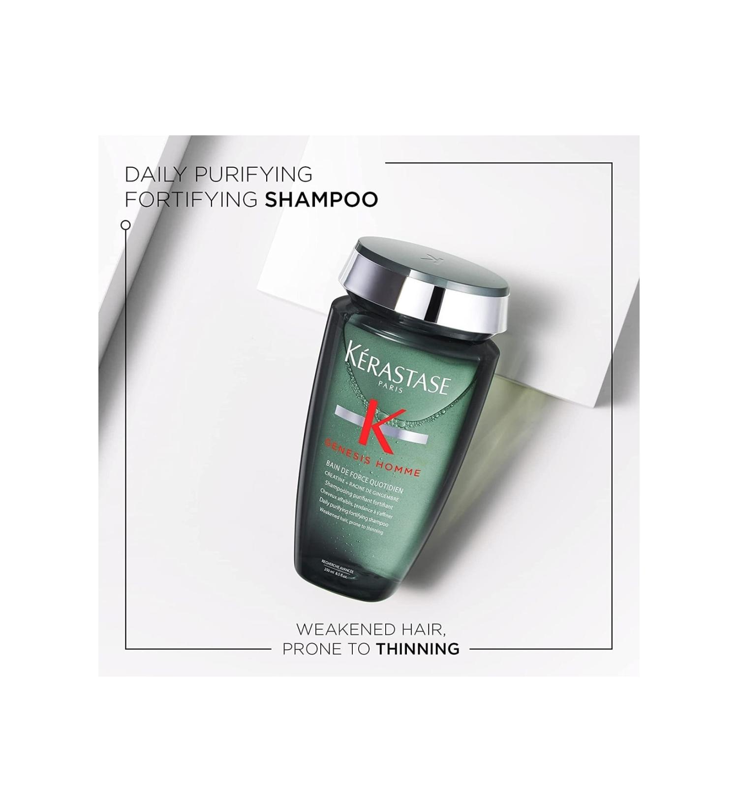 Kerastase Genesis Homme Bain De Force Ouotidien Sulfate-Free Strengthening Shampoo 250ml