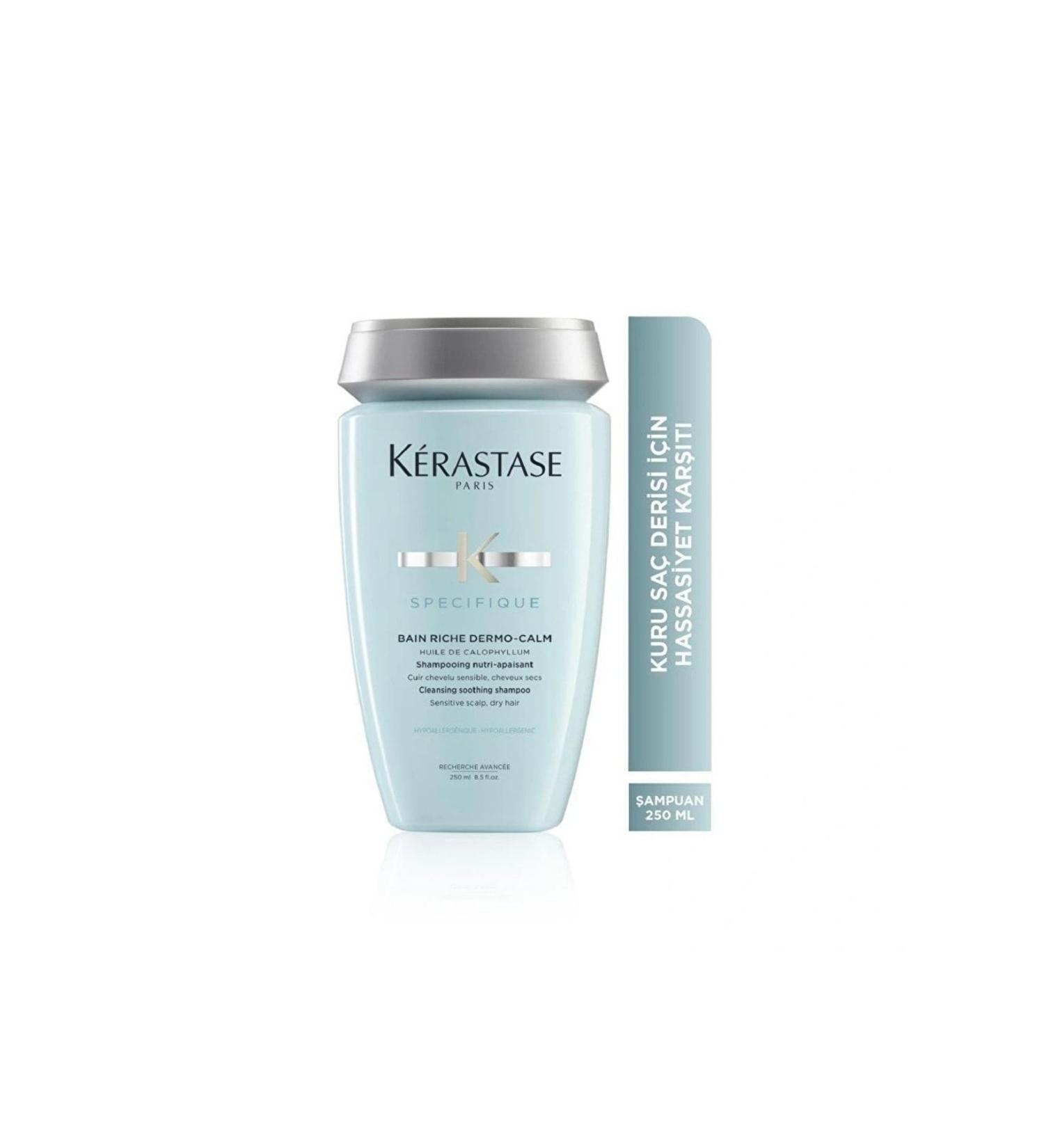 Kerastase Specifique Bain Riche Dermo Calm Anti-Crust and Itching Soothing Shampoo 250 ML/GEM11002D-3 - Buy Online on GoSupps.com