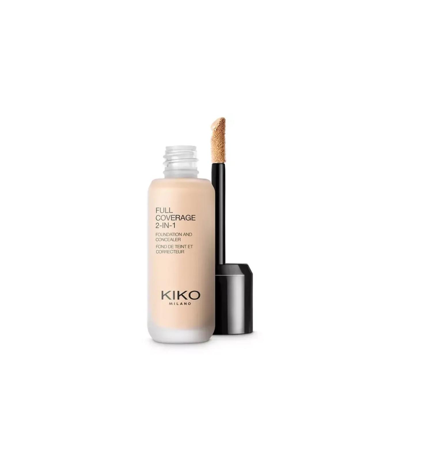 KIKO Foundation & Concealer - Full Coverage 2-in-1 Foundation & Concealer N1