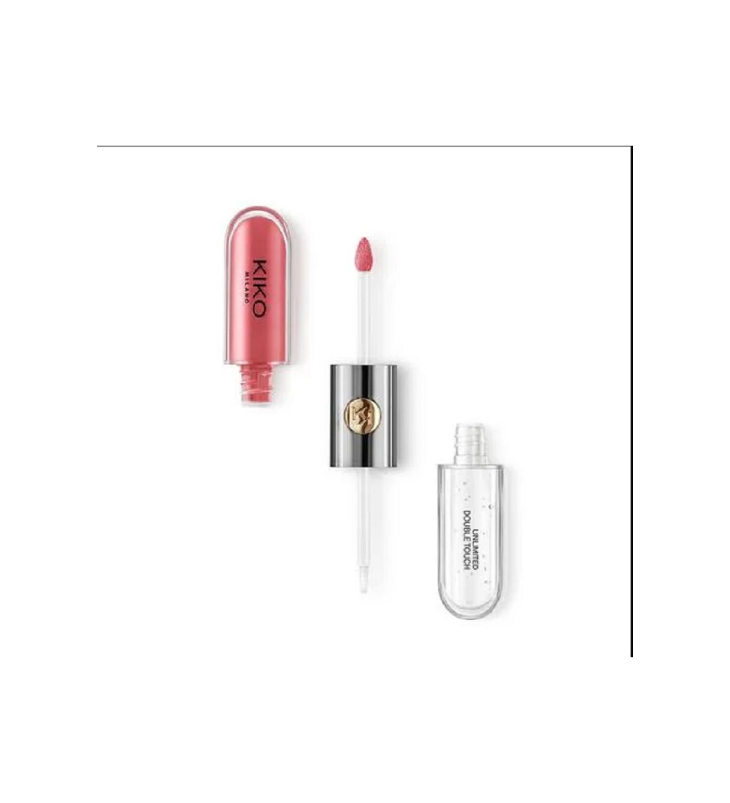 KIKO Unlimited Double Touch - Long-Lasting Intense and Shiny Finish Shiny Lipstick 6ml - Buy Online on GoSupps.com