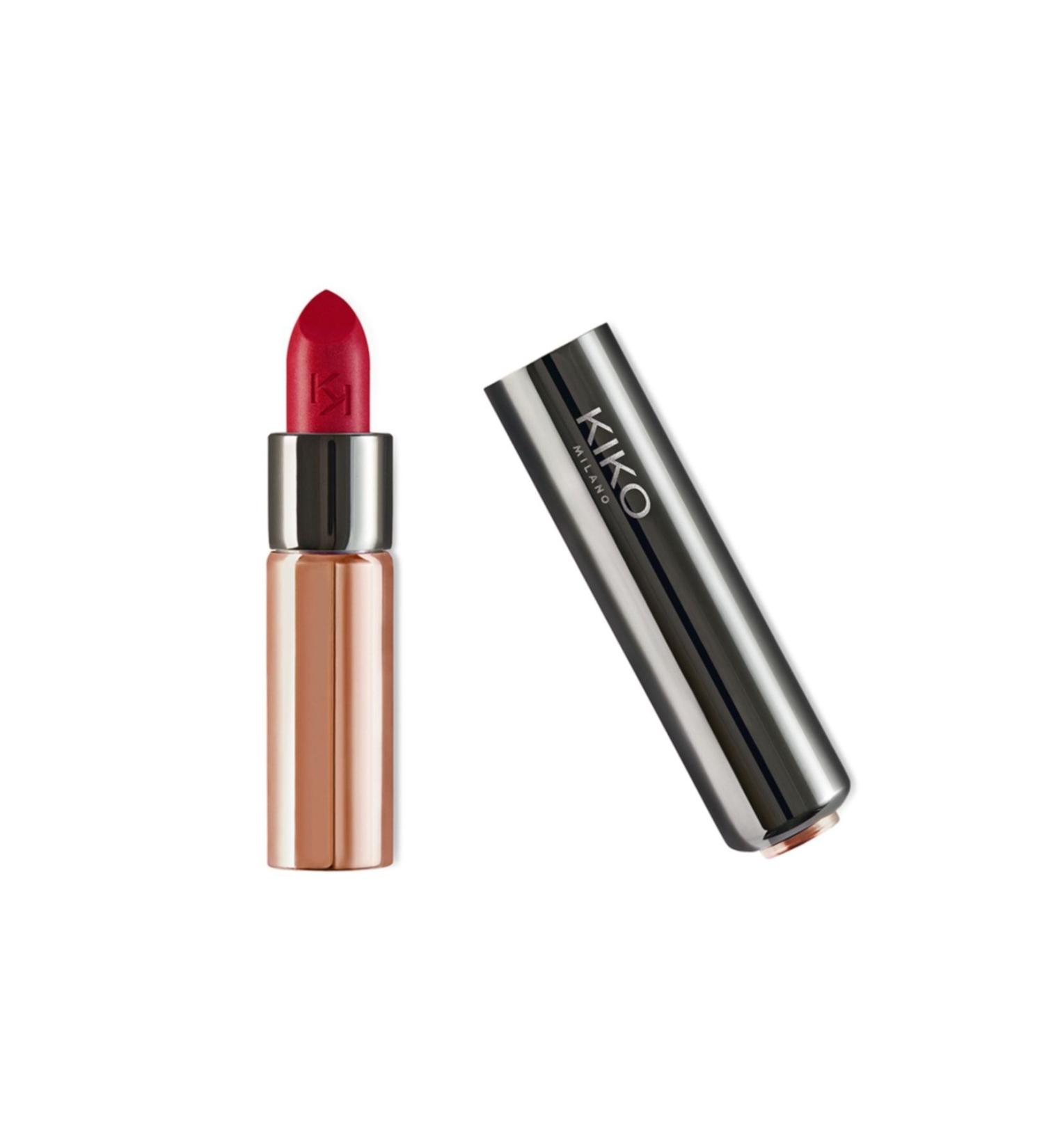 KIKO Lipstick - Gossamer Emotion Creamy Lipstick 113 Pearly Tulip Red 01