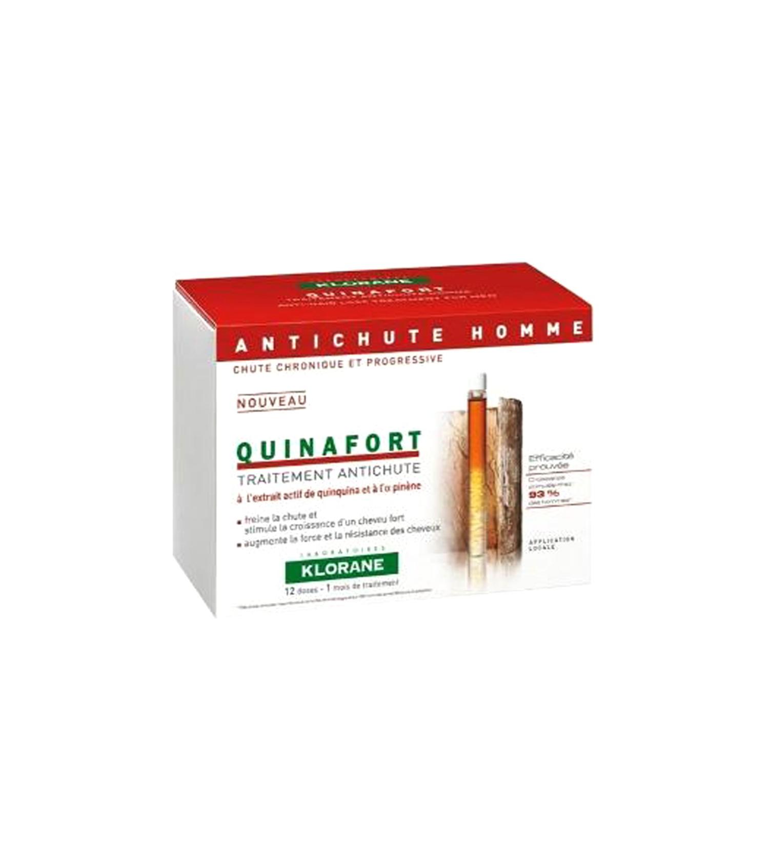 Klorane Hair Care Lotion with Quinine for Men 12 x 5 ml 3282779175012