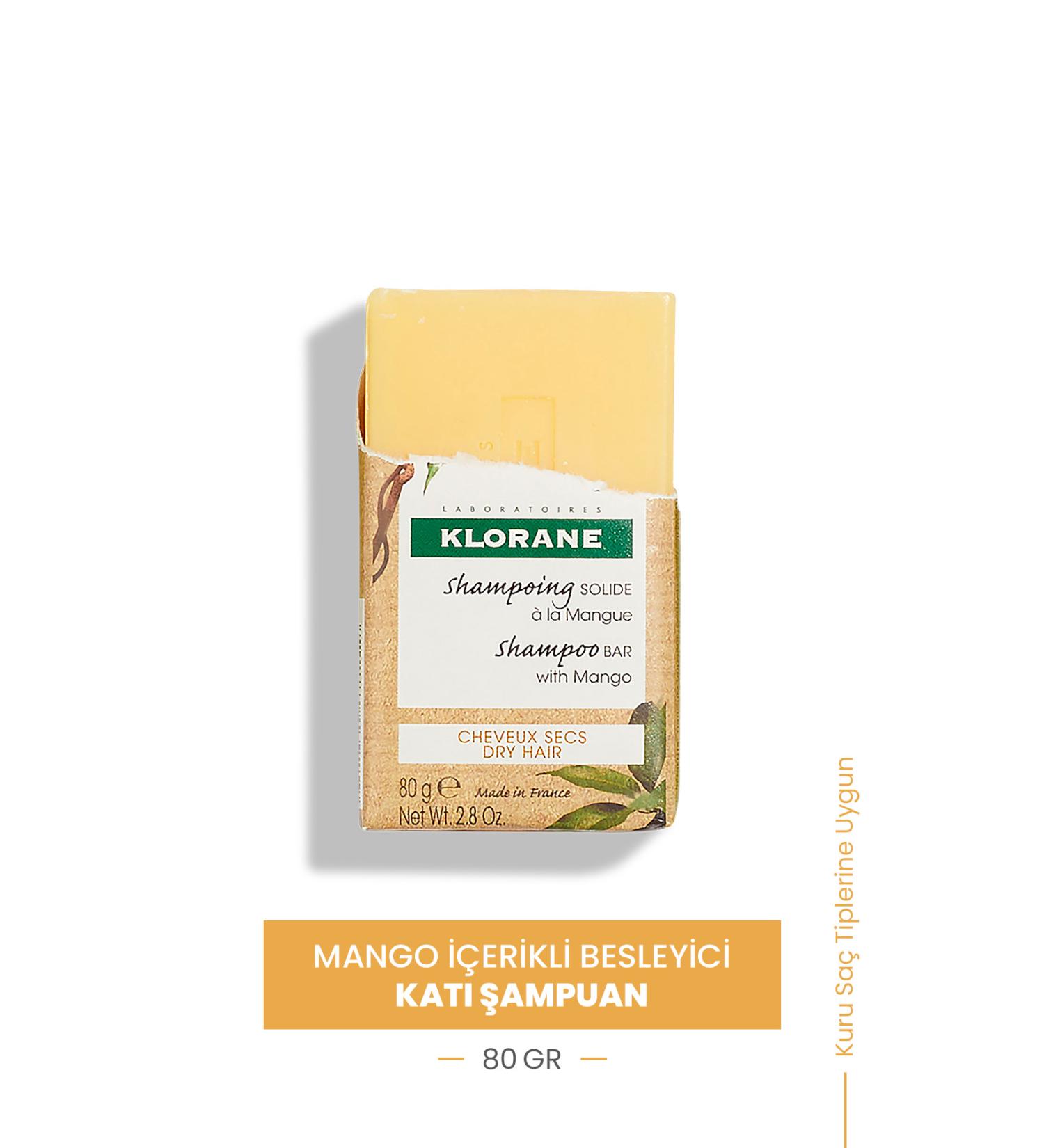 Klorane Mango Nourishing Solid Shampoo 80 gr - Buy Online on GoSupps.com