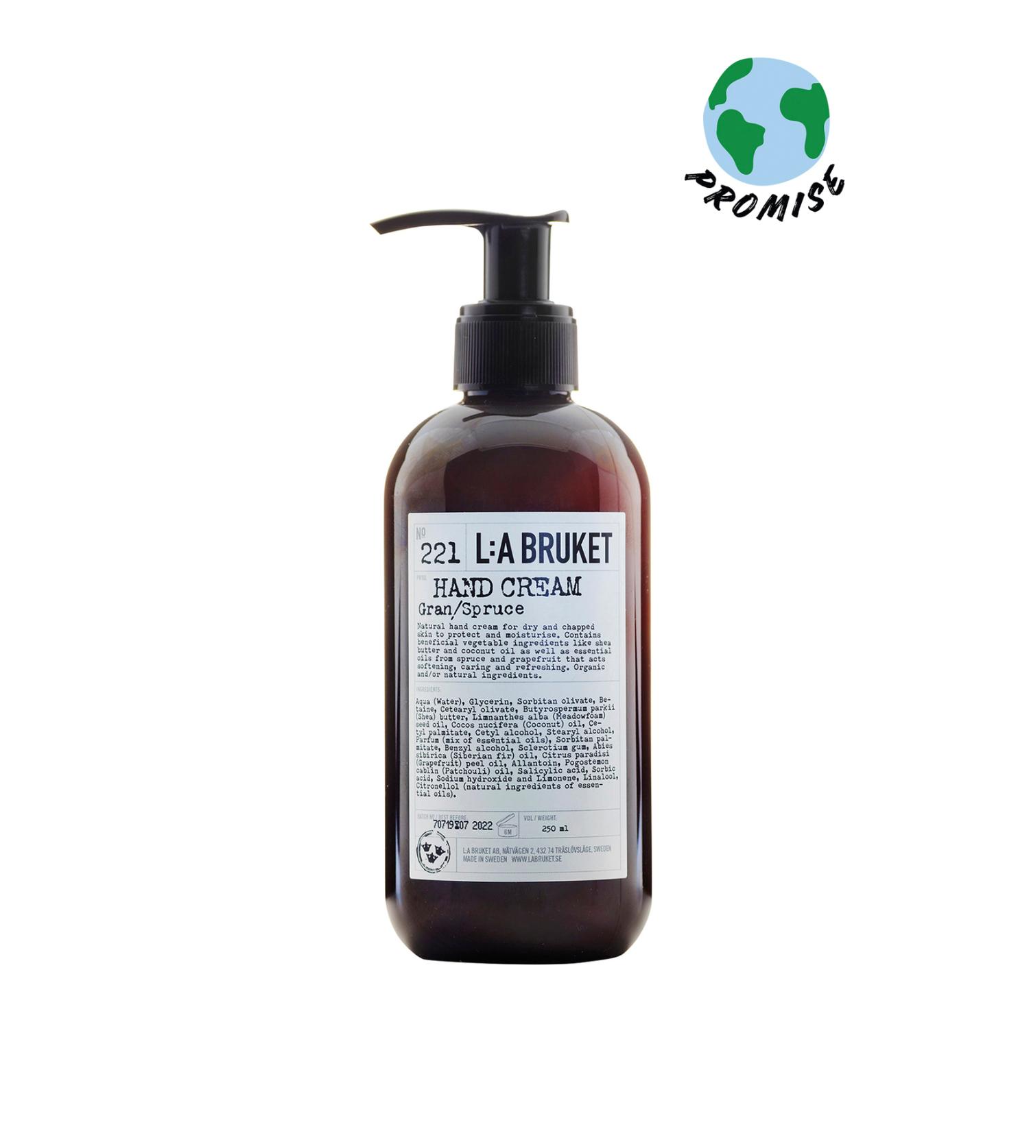 L:A Bruket Fir 240 ml Hand Cream