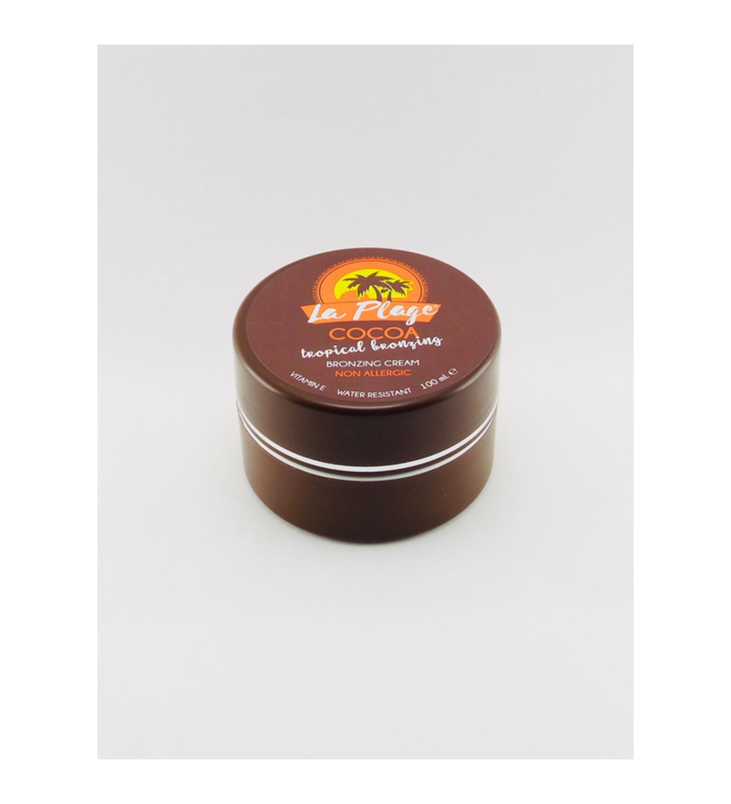 La Plage Bronzing Cocoa Cream Jar 100 Ml.