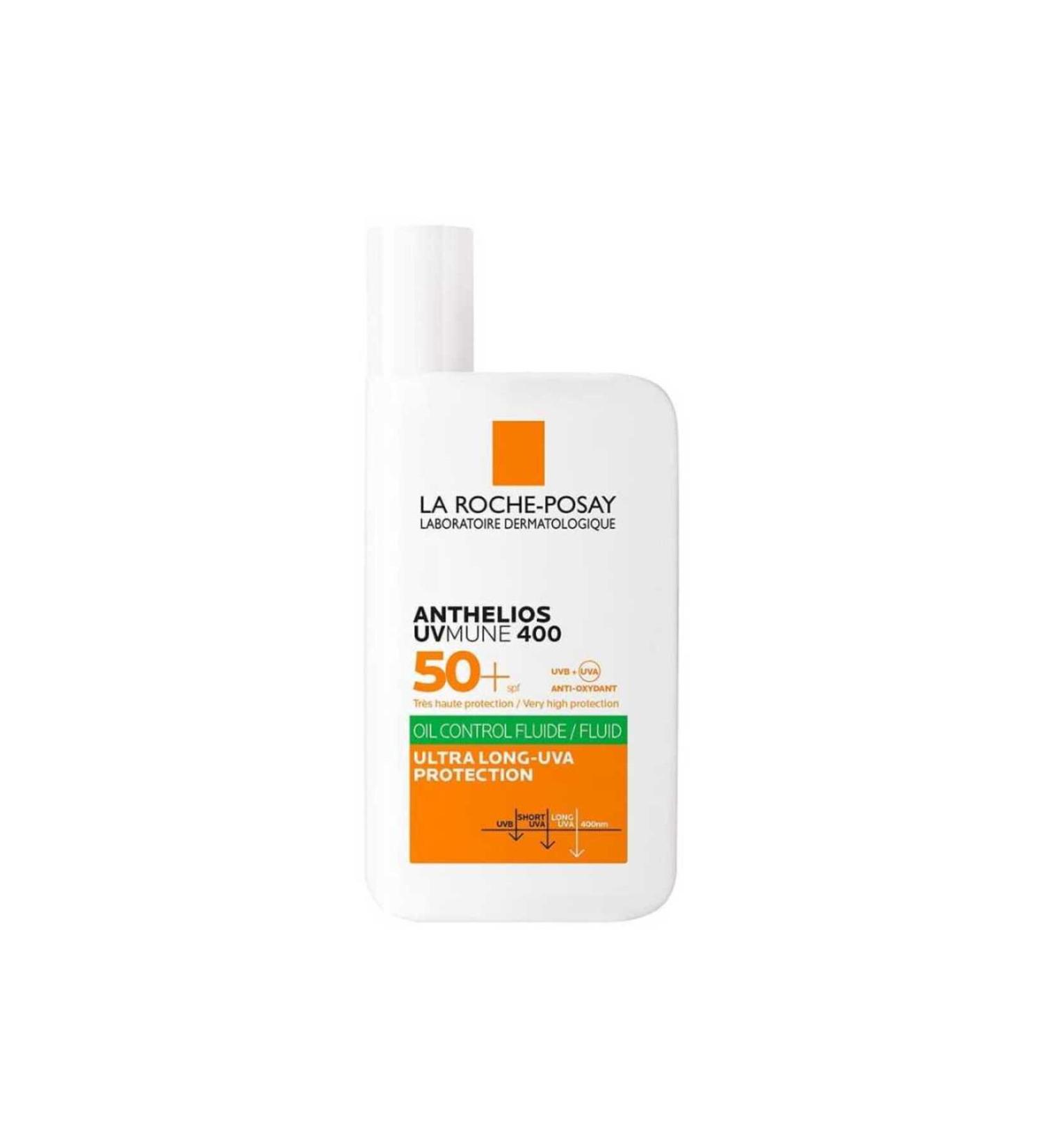 La Roche Posay Anthelios Oil Control Fluid Facial Sun Cream for Sensitive and Oily Skin 50 ml - Carest Cosmetic - Buy Online on GoSupps.com