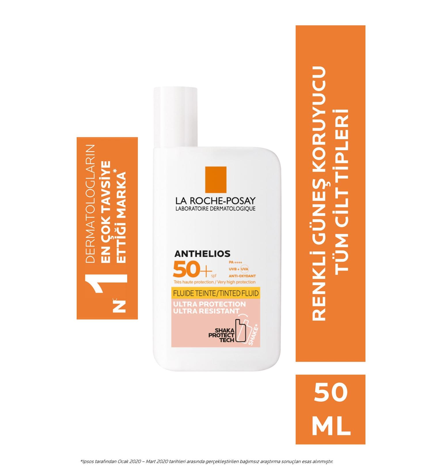 La Roche Posay Sun Cream Anthelios Shaka Fluid SPF50 Tinted Fluid 50 ml 3337875491969 - Buy Online on GoSupps.com