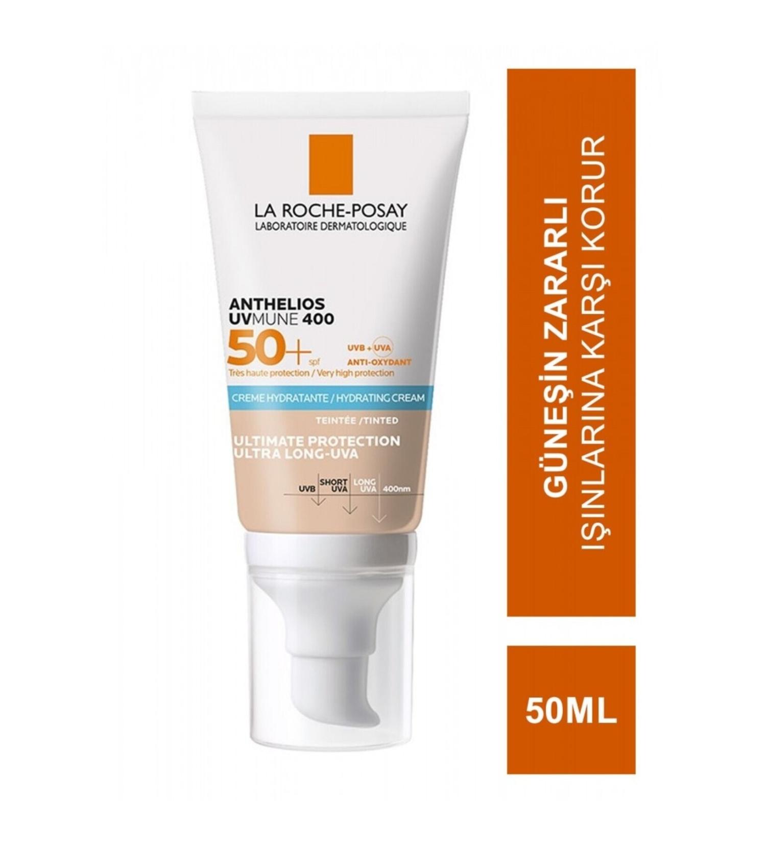 La Roche Posay Anthelios UVMune - SPF50+ Broad Spectrum High Protection Moisturizing Face Sun Cream 50 ml - Buy Online on GoSupps.com
