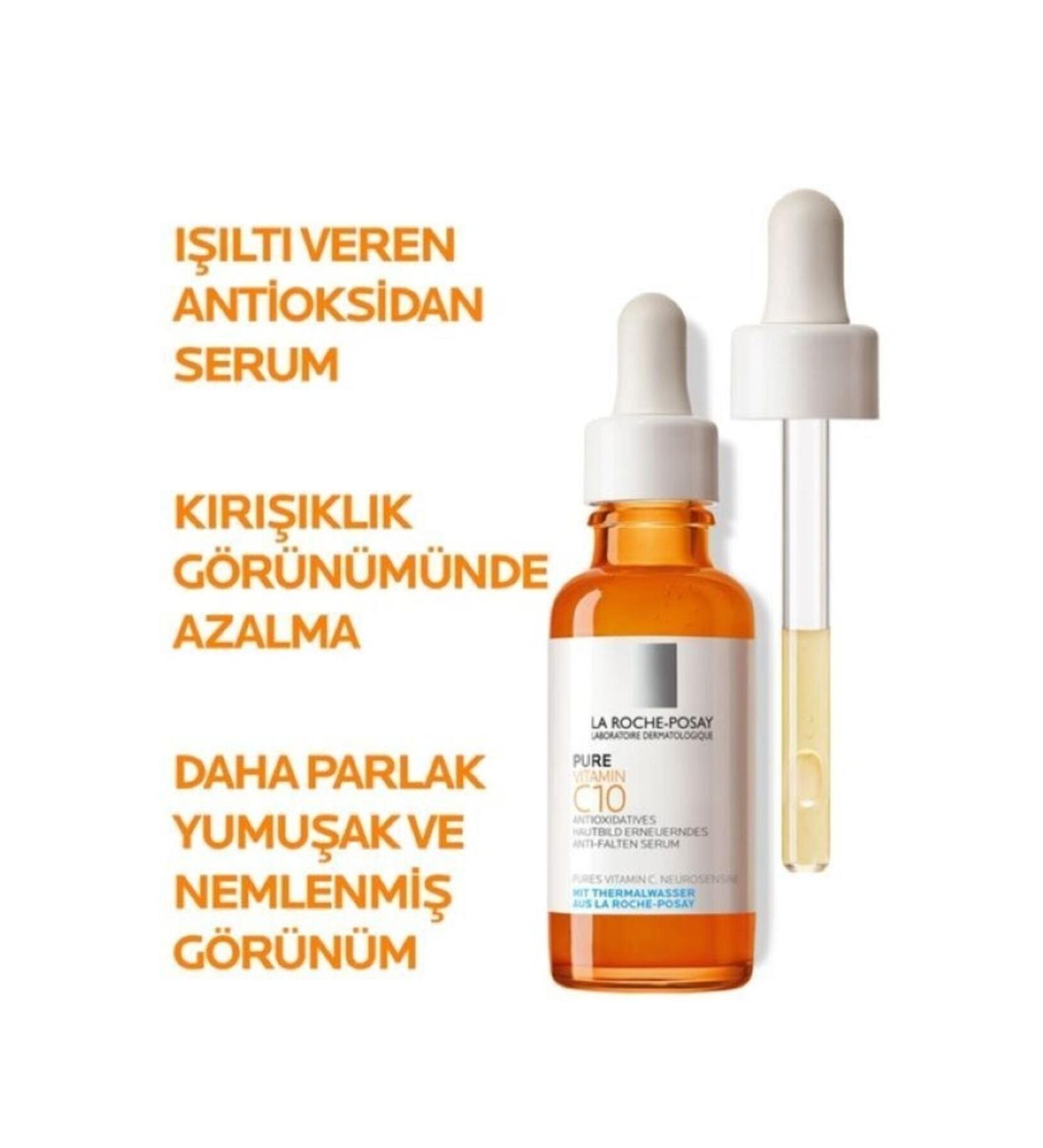 La Roche Posay Antioxidant Content Wrinkle Reducing Plumping Brightening Serum