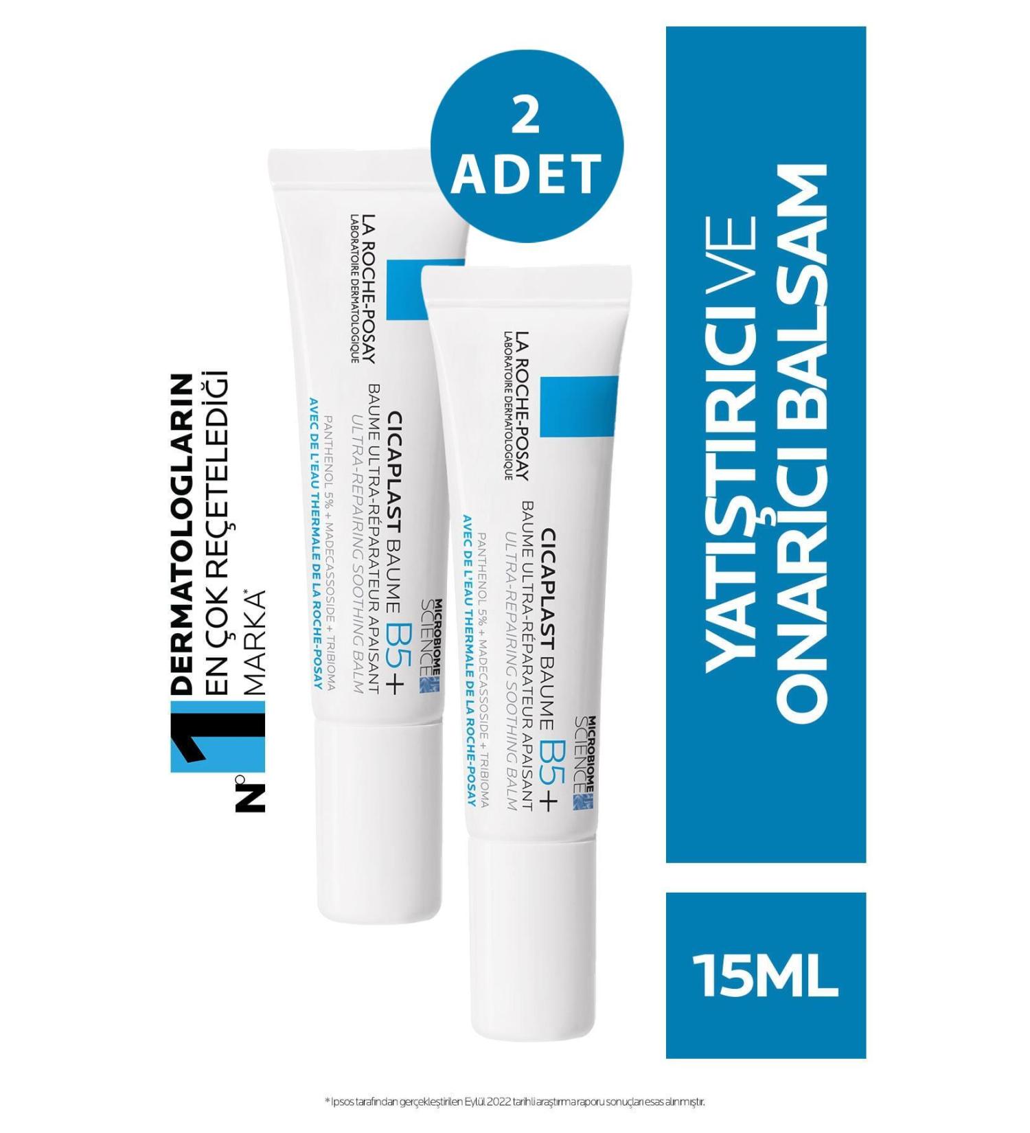 La Roche Posay Cicaplast Baume B5 Body Cream 15 ml 2 Pieces - Buy Online on GoSupps.com