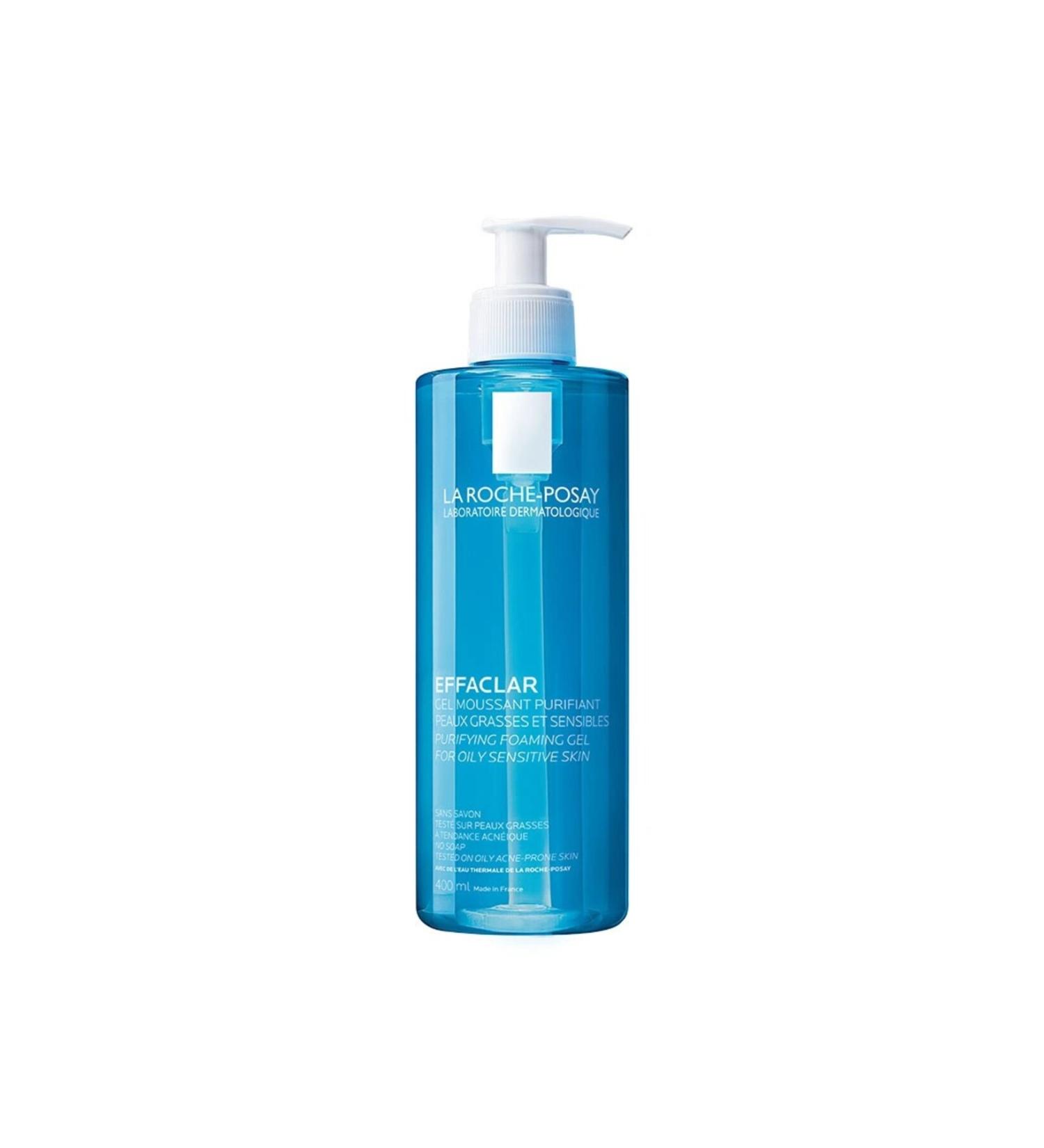 La Roche Posay Effaclar Fragrance-Free Alcohol-Free Purifying Cleansing Gel for Oily and Irregular Skin Types 400ml - Buy Online on GoSupps.com