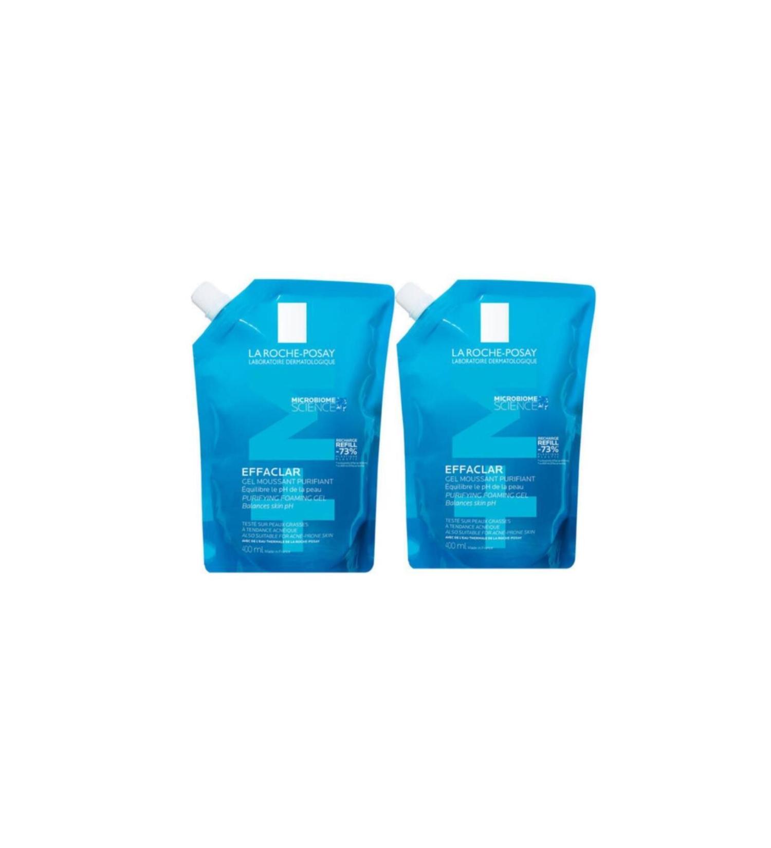 La Roche Posay Effaclar Gel 400 ml - Refill - 2 Pieces