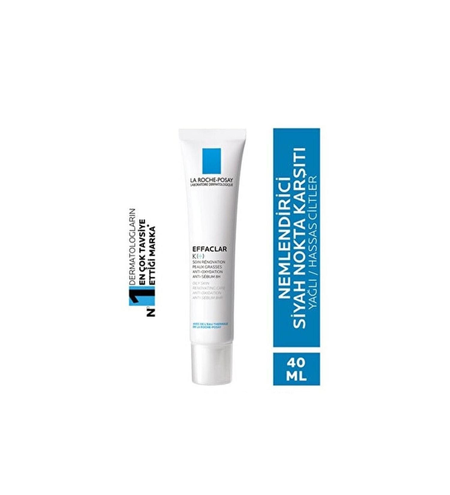 La Roche Posay Effaclar K (+) - Sebum Regulator for Oily Skin Anti-Blackhead Face Care Cream 40 ml. - Buy Online on GoSupps.com