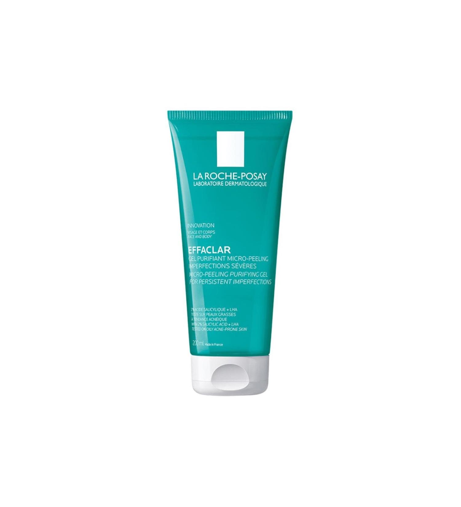 La Roche Posay Effaclar Micro-Peeling Cleansing Gel for Acne-Prone and Oily Skin 200ml
