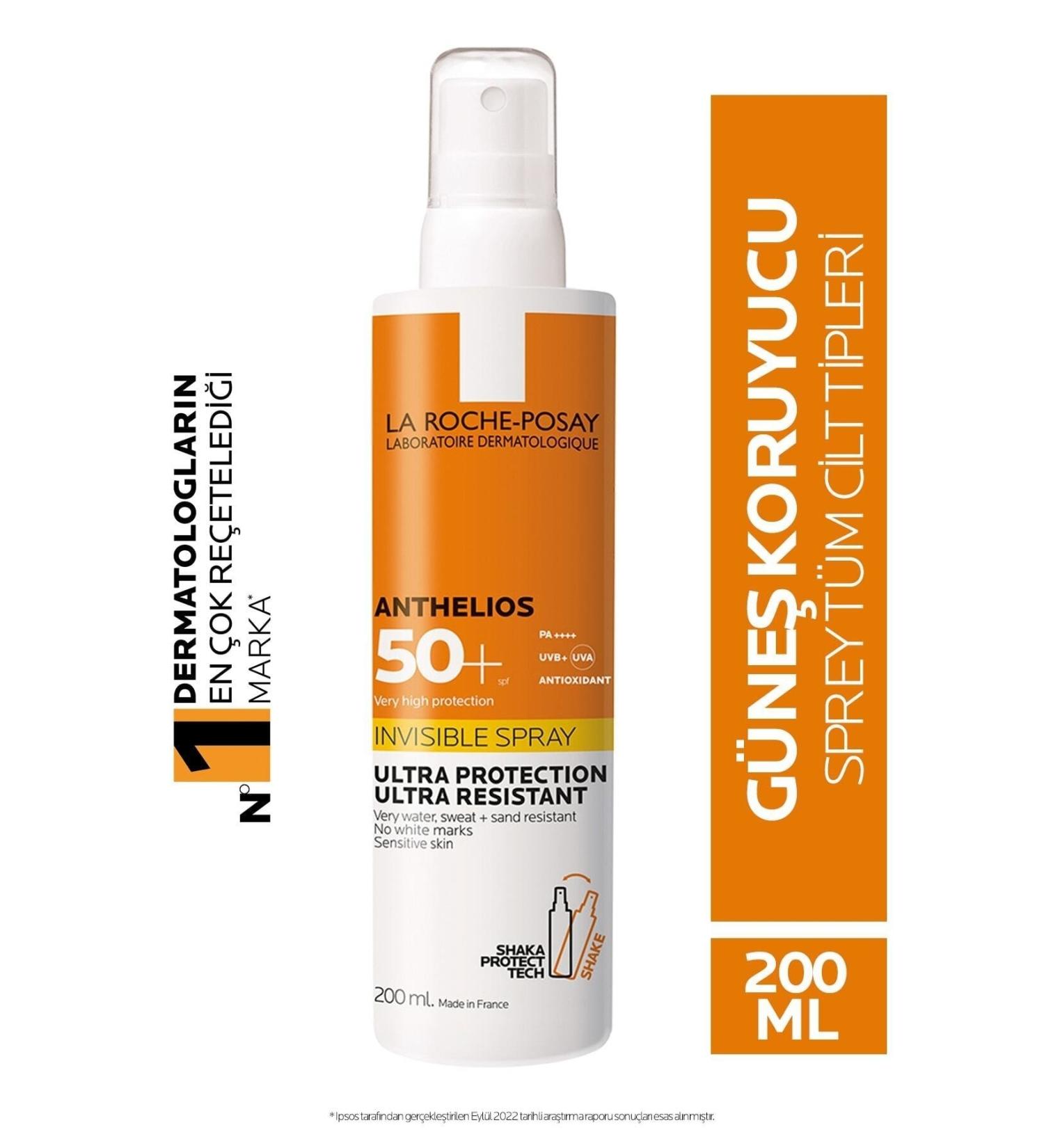 La Roche Posay High Protection Anthelios SPF50+ Invisible Super Body Sun Cream Spray 200 /ML  - Buy Online on GoSupps.com