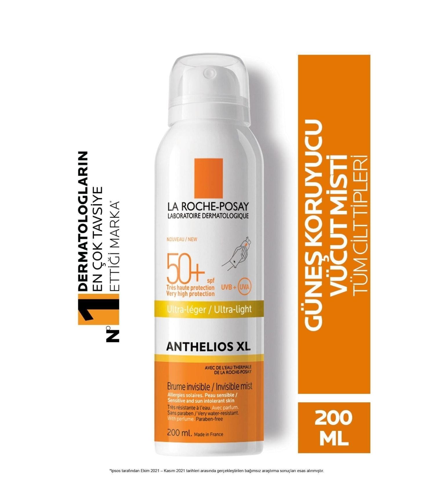 La Roche Posay High Protection Super Anthelios SPF50+ Ultra-Light Body Sun Cream Spray 200ml