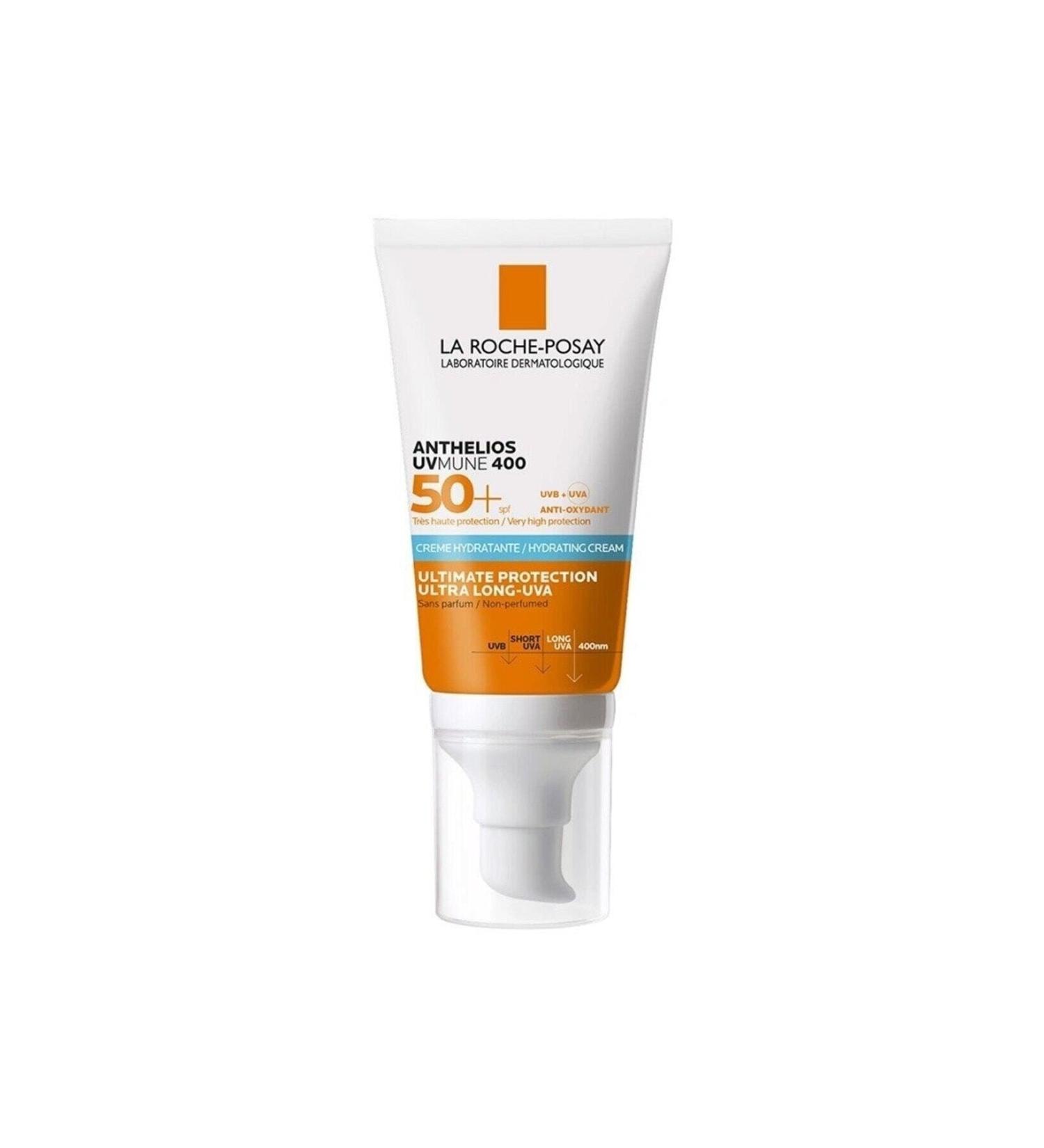 La Roche Posay Moisturizing SPF50+ Face Sun Cream for Sensitive and Dry Skin 50 .ML  - Buy Online on GoSupps.com
