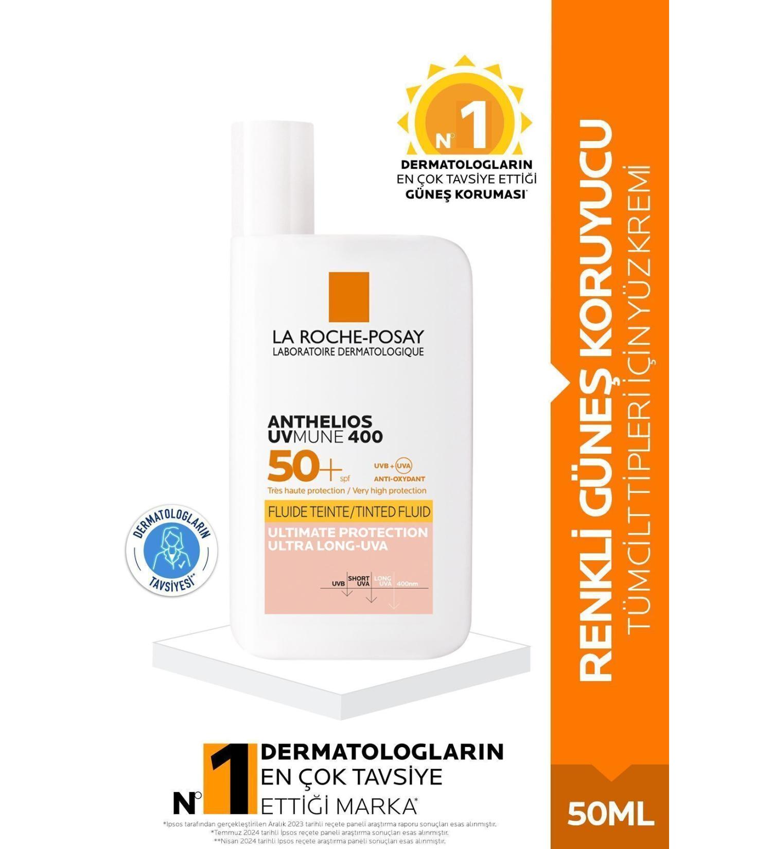 La Roche Posay Protective Sun Cream for Sun Intolerant and Sensitive Skin Spf50 50ml KEYO250