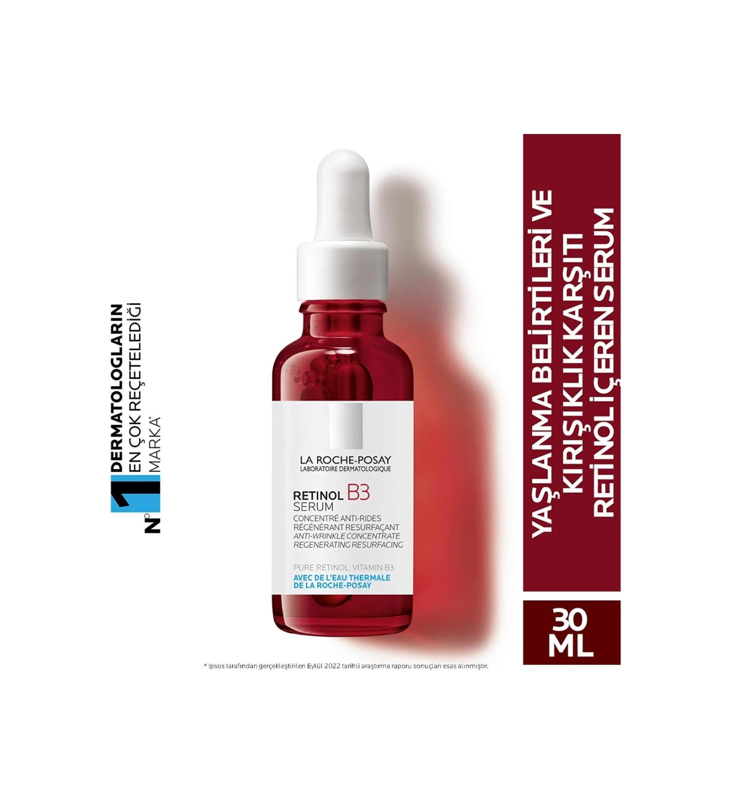 La Roche Posay Retinol B3 Anti-Aging Anti-Wrinkle Skin Brightening Smoothing Serum 30ml