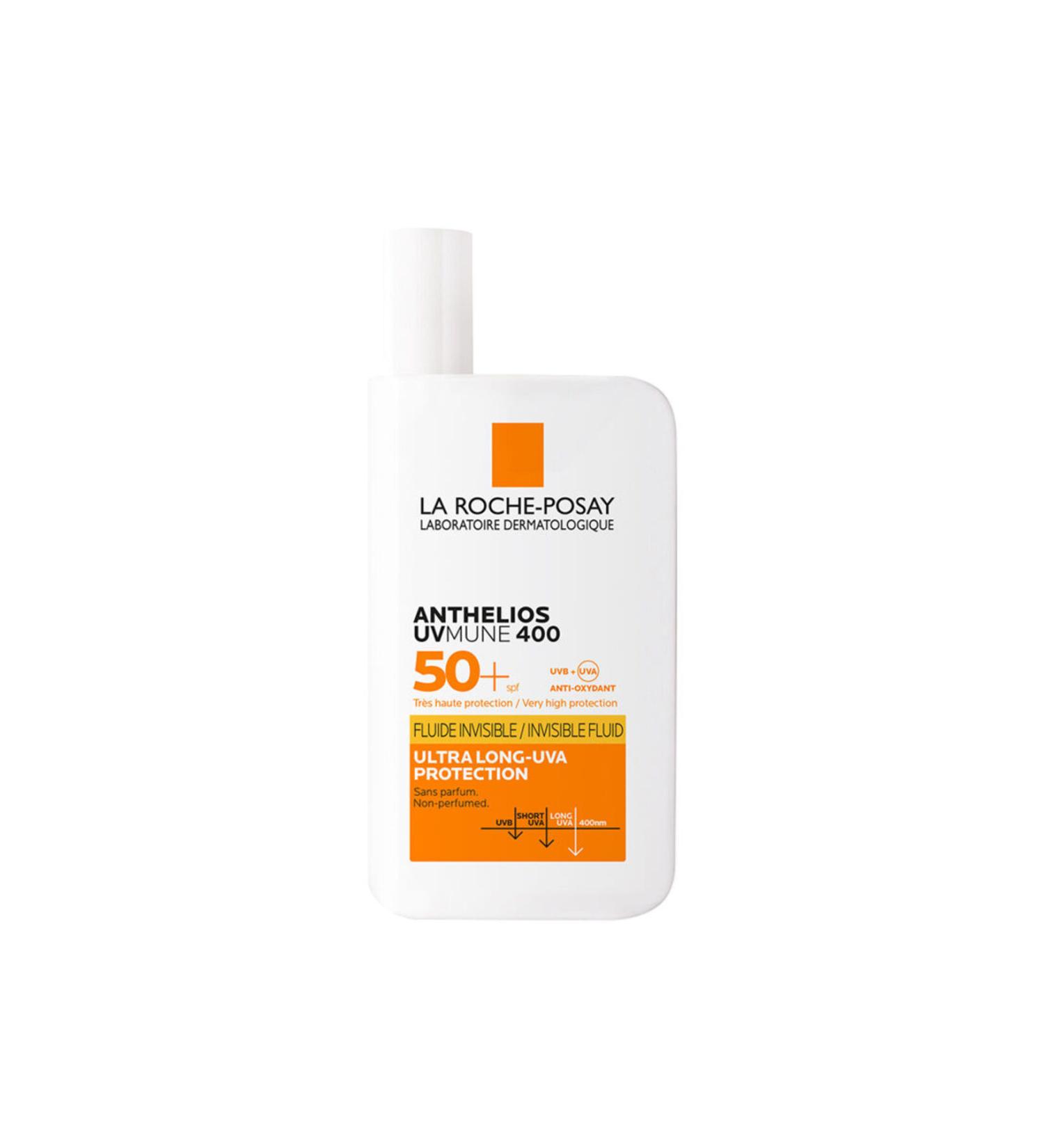 La Roche Posay SPF50 colourless sun cream with a light fluid texture for all skin types 50ml