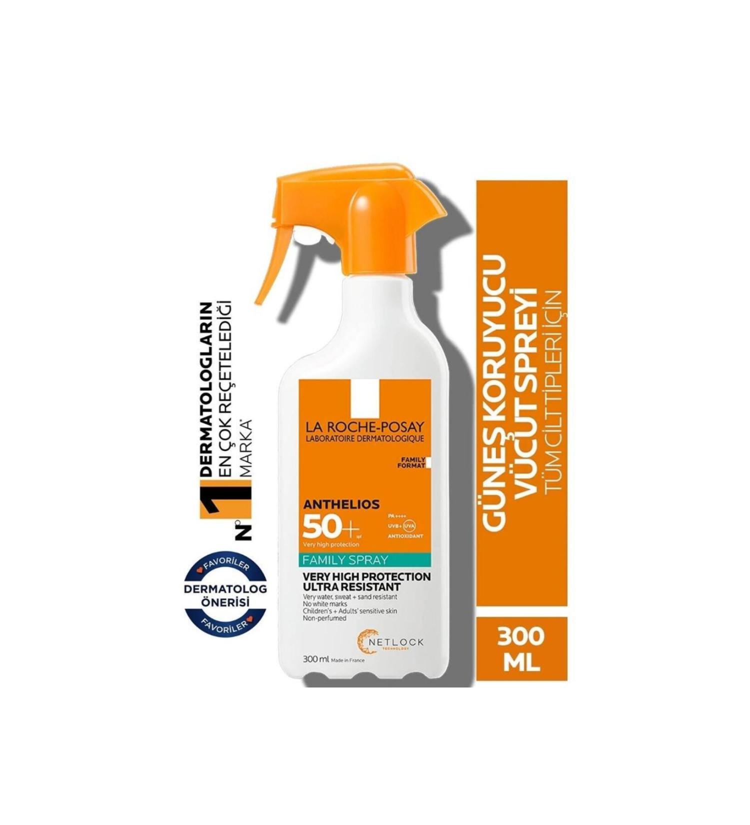 La Roche Posay Anthelios Family Spray Spf+50 Body Sun Cream for All Skin Types