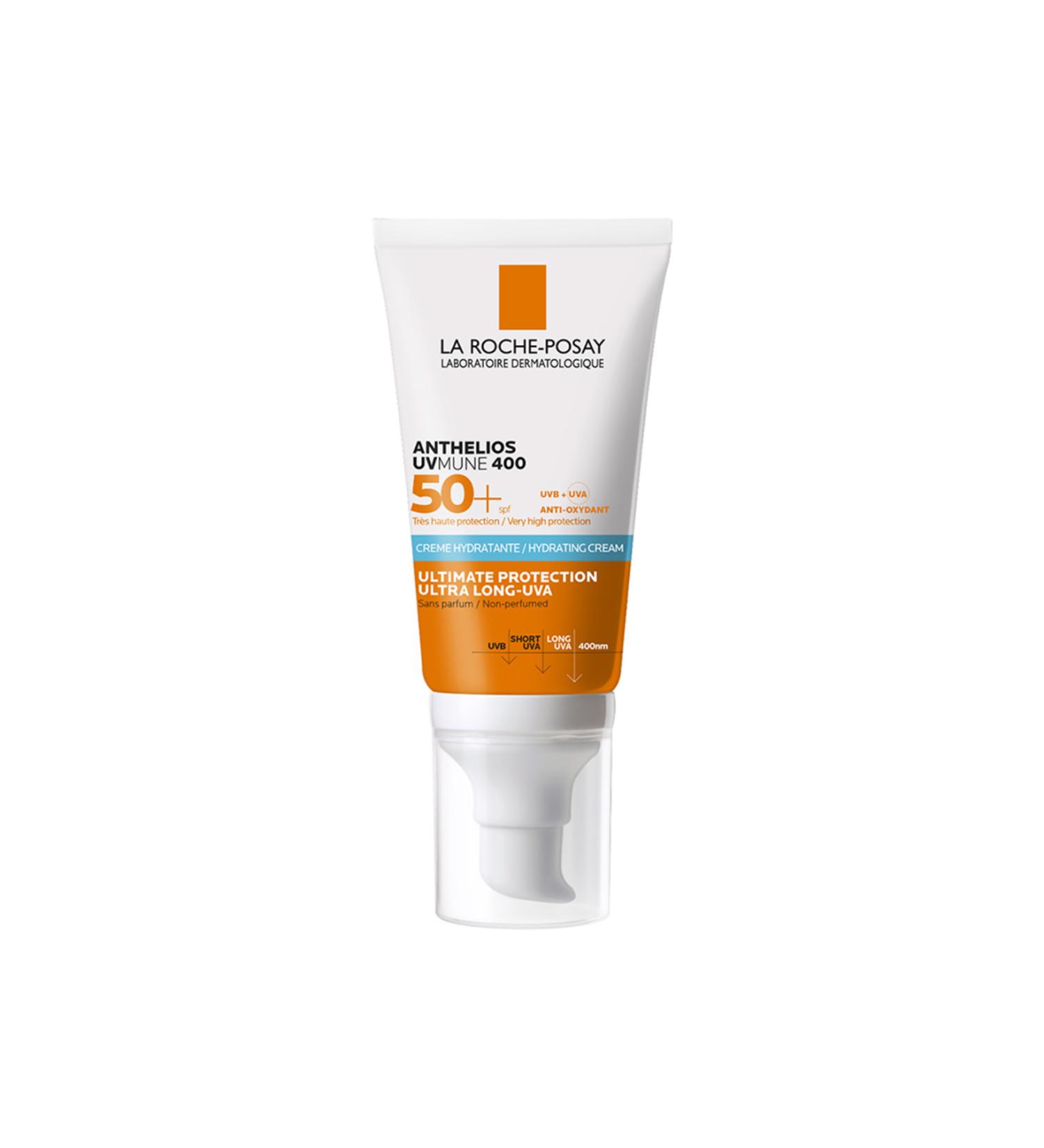 La Roche Posay Anthelios Uvmune 400 Colorless SPF50 Skin Barrier Repair Moisturizing Sun Cream 50 ml - Buy Online on GoSupps.com