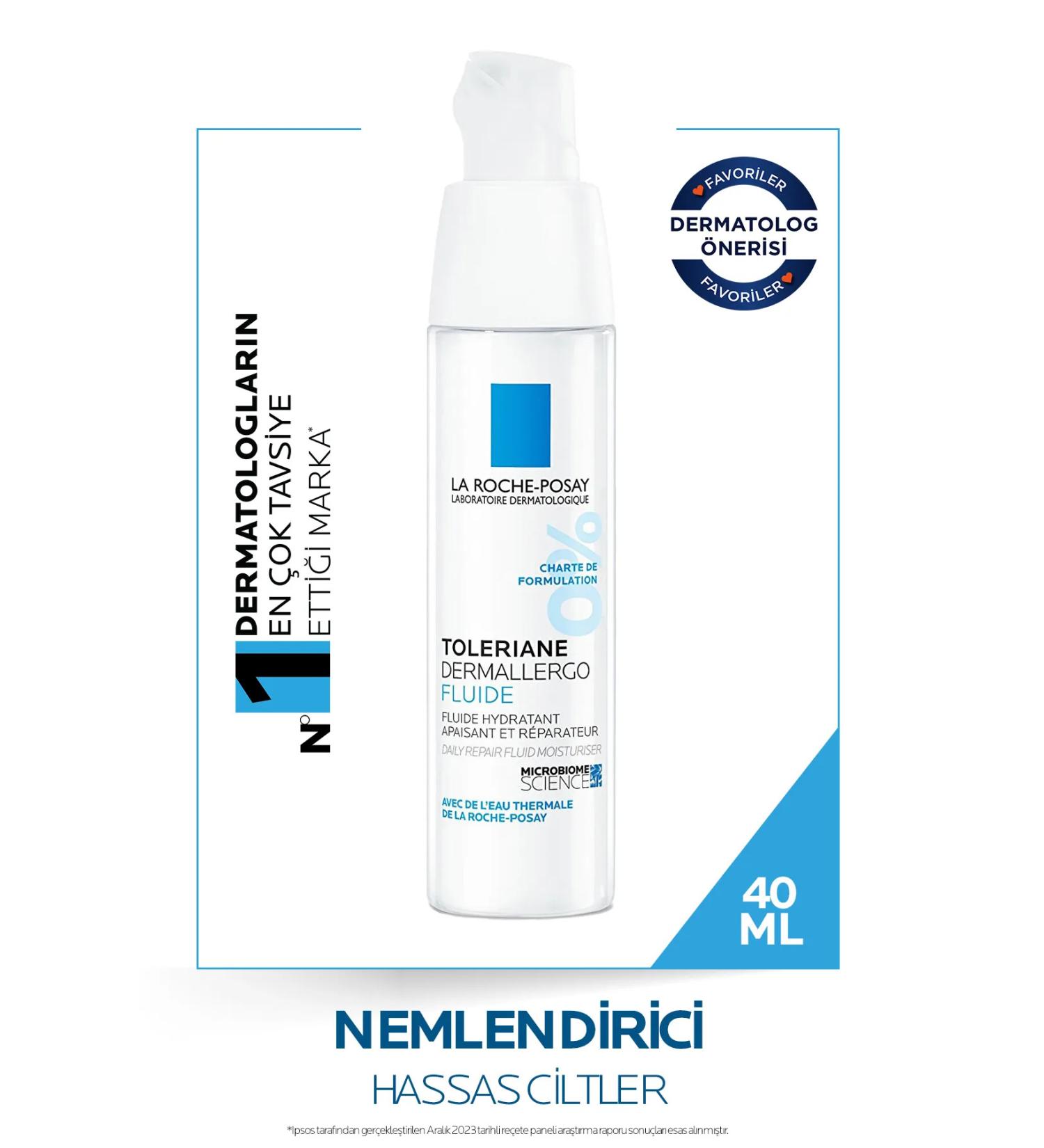 La Roche Posay LA ROCHE-POSAY DERMALLERGO FLUIDE -40 ML - Buy Online on GoSupps.com
