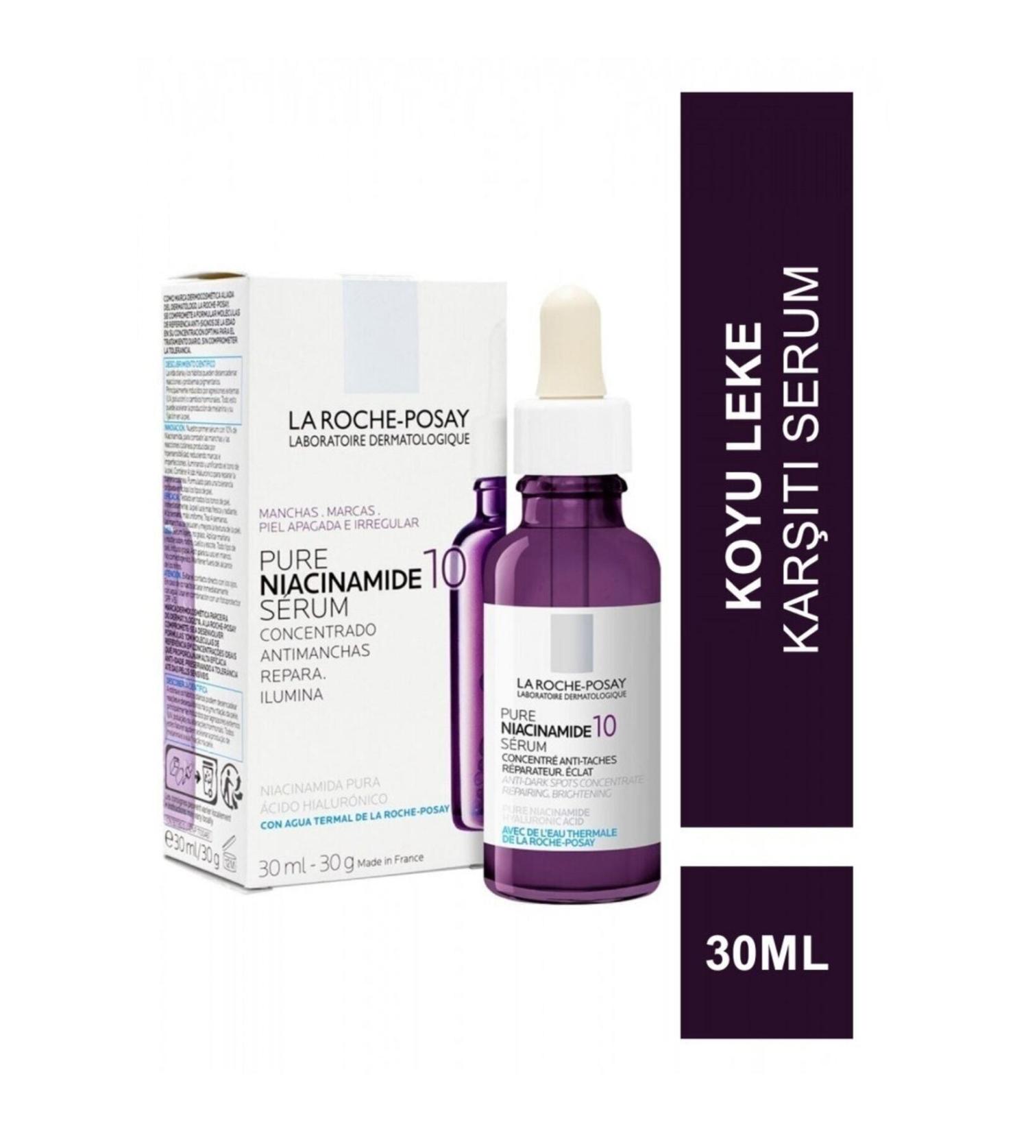 La Roche Posay SKIN BARRIER REPAIRER FOR SENSITIVE SKIN PURE NIACINAMIDE 10% SERUM 30 ML DEMBA3303 - Buy Online on GoSupps.com