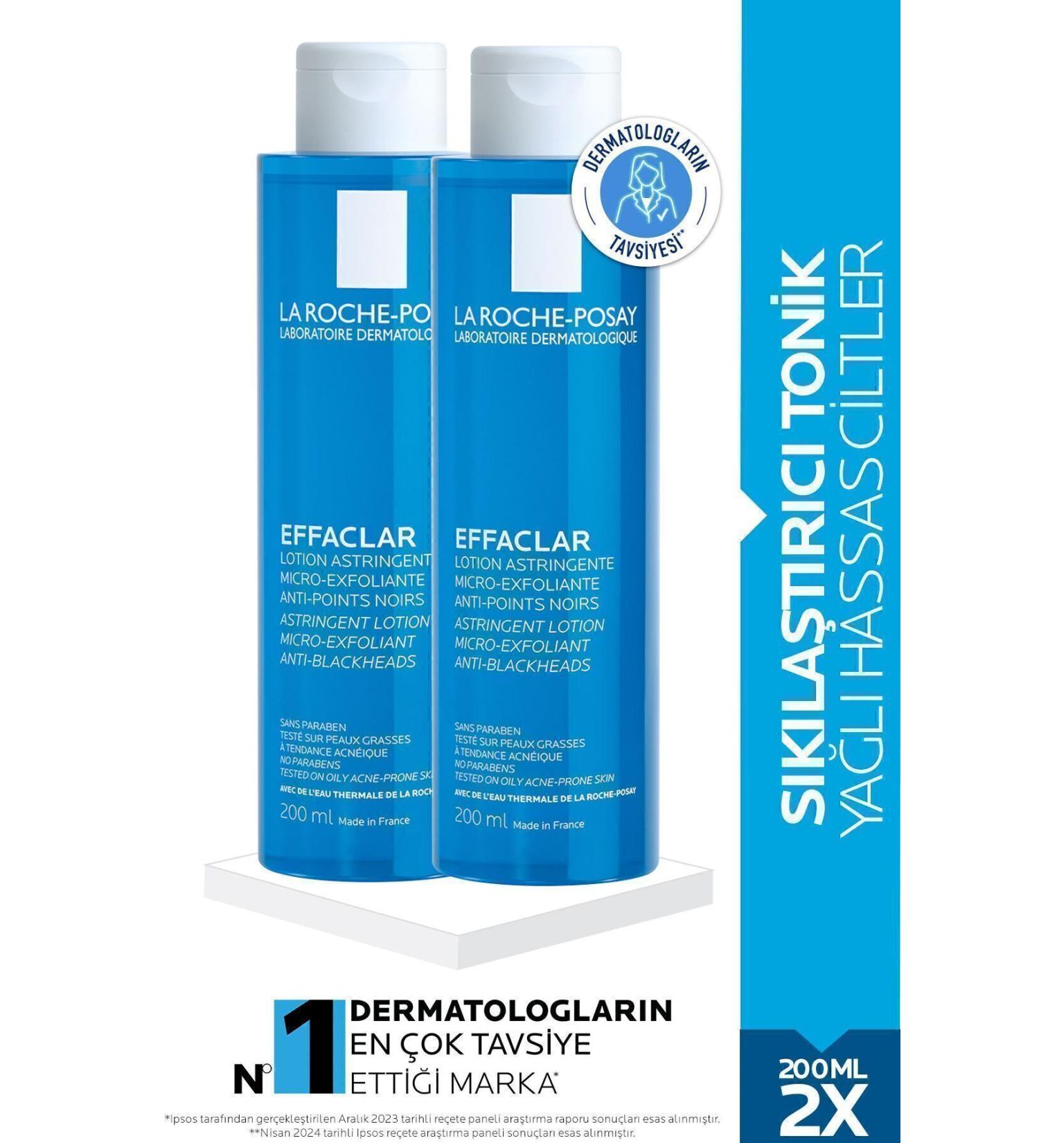 La Roche Posay Tightening Tonic For Oily and Acne-Prone Skin that Reduces the Appearance of Pores x2 Passi.4716 - Buy Online on GoSupps.com
