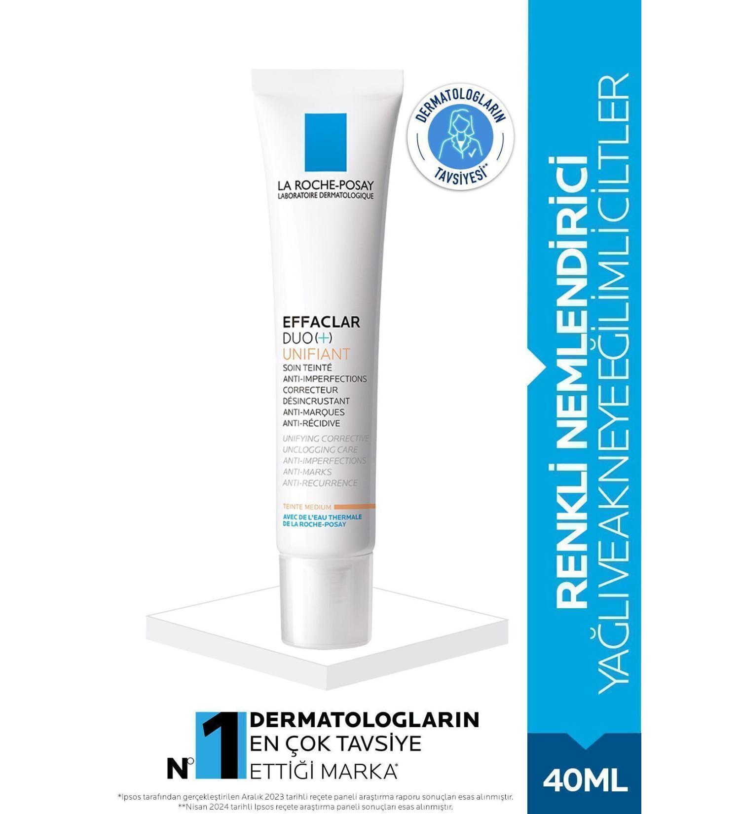 La Roche Posay Tinted Moisturizing Cream for Oily and Sensitive Skin 40 ml-Medium KeyNew19