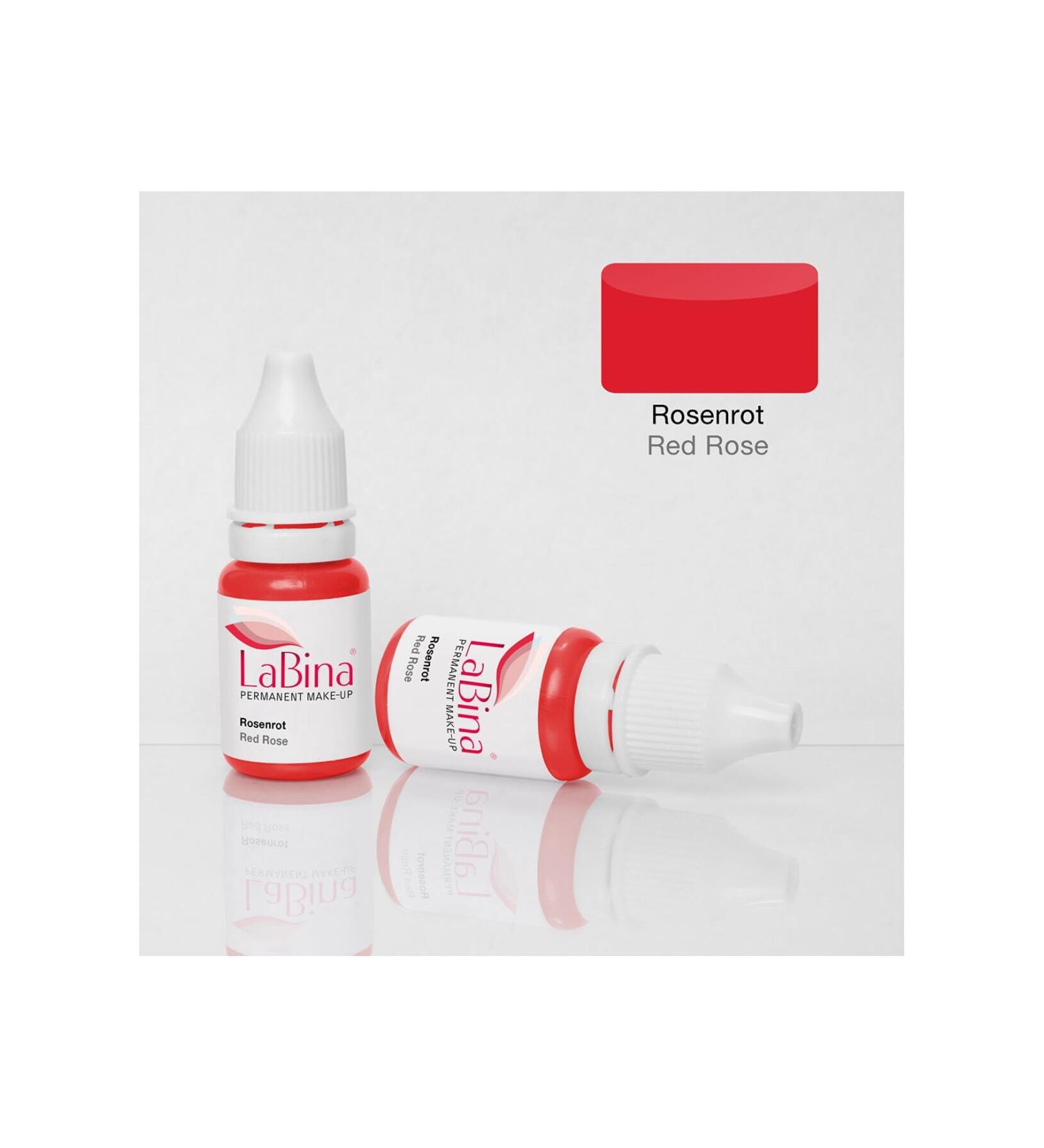 LABINA Rosenrot - Rose Red Permanent Makeup Pigmentation Lip Contour Paint 10 ml