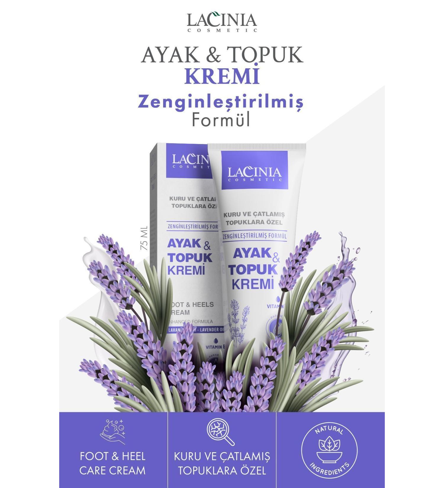 Lacinia Foot And Heel Cream 75 ml - Buy Online on GoSupps.com