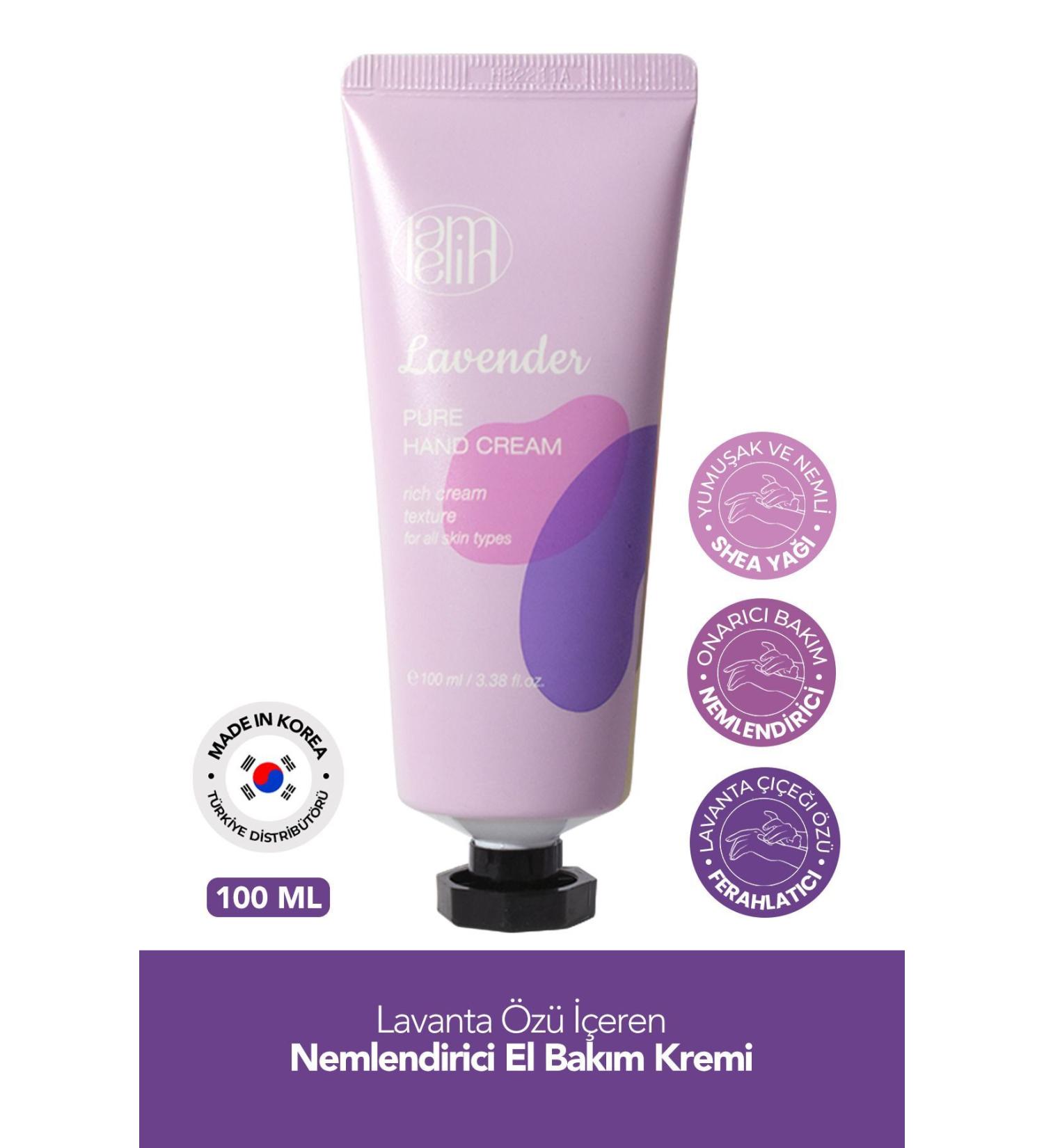 Lamelin Moisturizing Hand Care Cream with Lavender Essence Lamelin Pure Hand Cream 100 ml - Buy Online on GoSupps.com