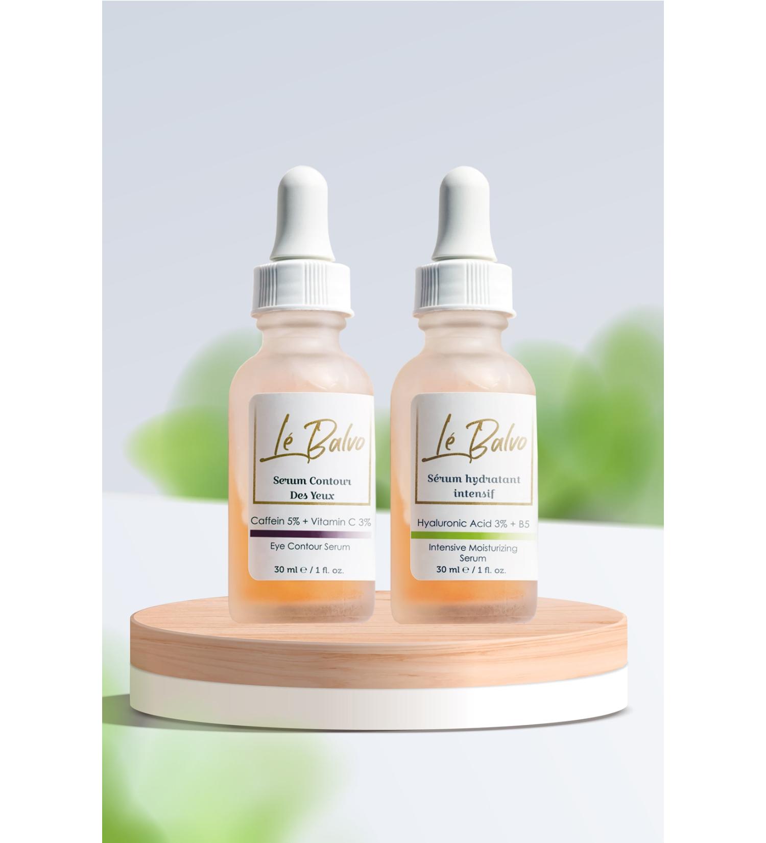 Le Balvo Anti-Aging Serum (retinol 1% Collagen) + Moisturizing Care Serum (hyaluronic Acid 3% B5)