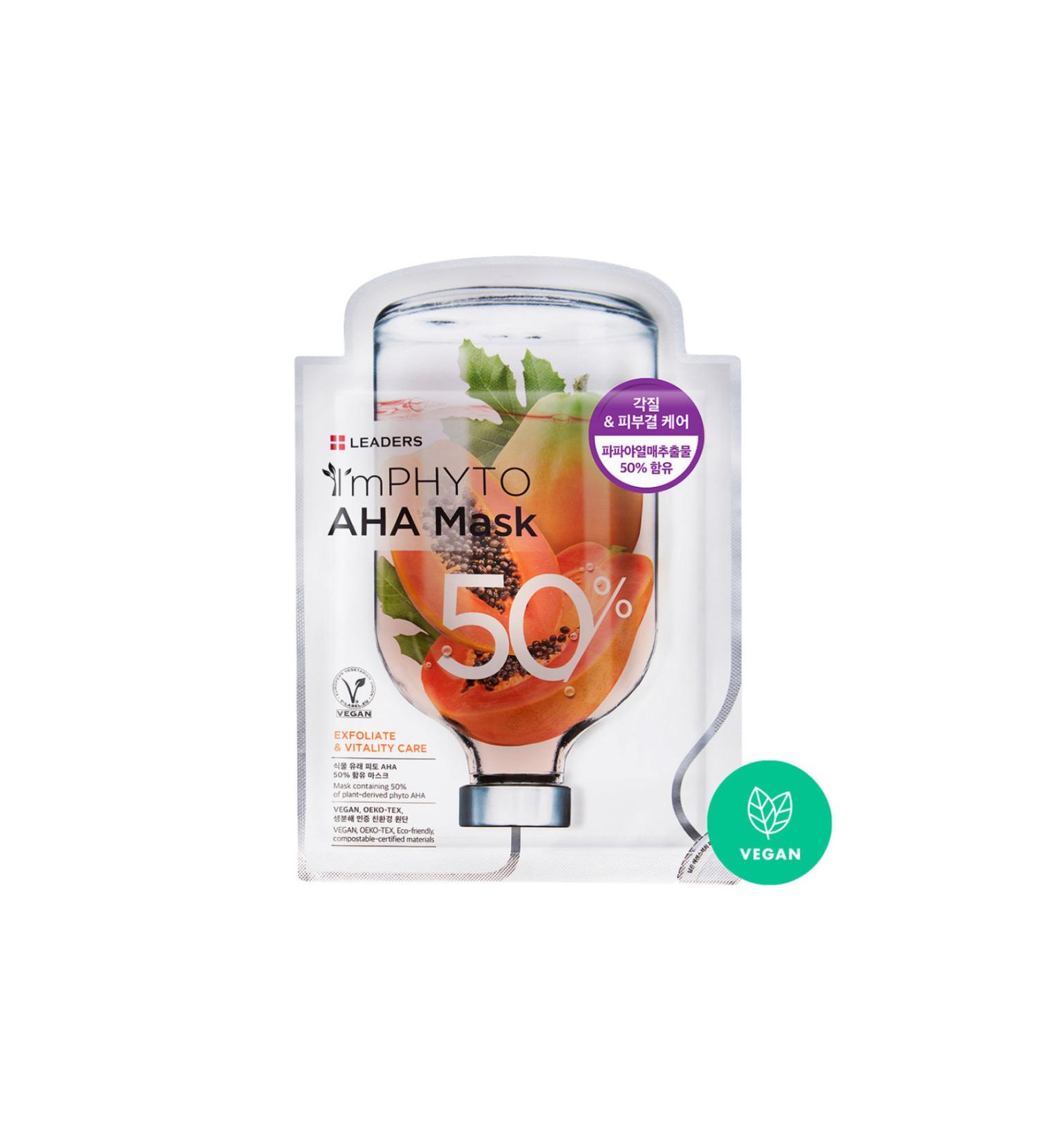 Leaders Im Phyto Vegan Mask with AHA Content