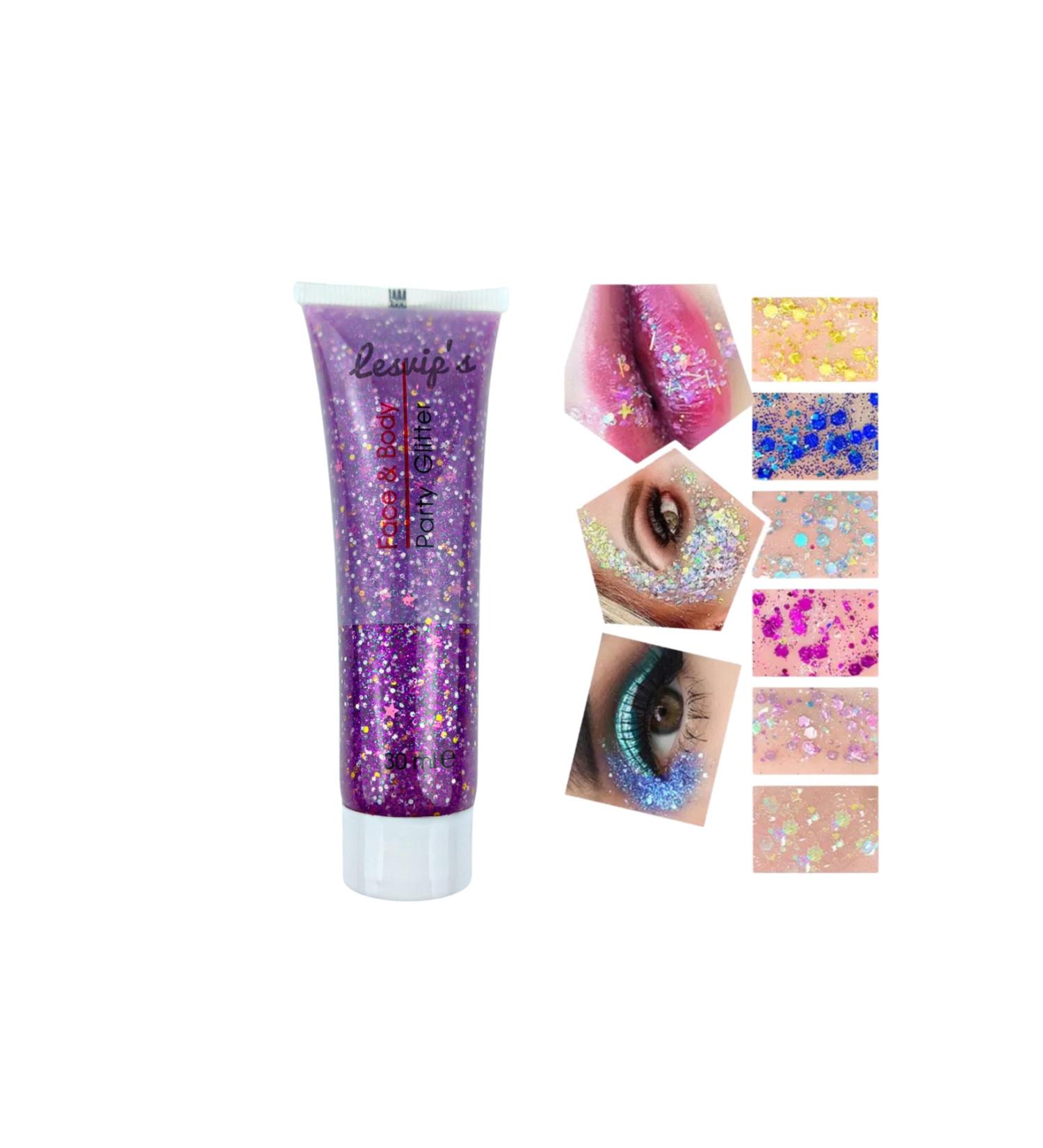 Lesvip's Glitter Gel for Face and Body