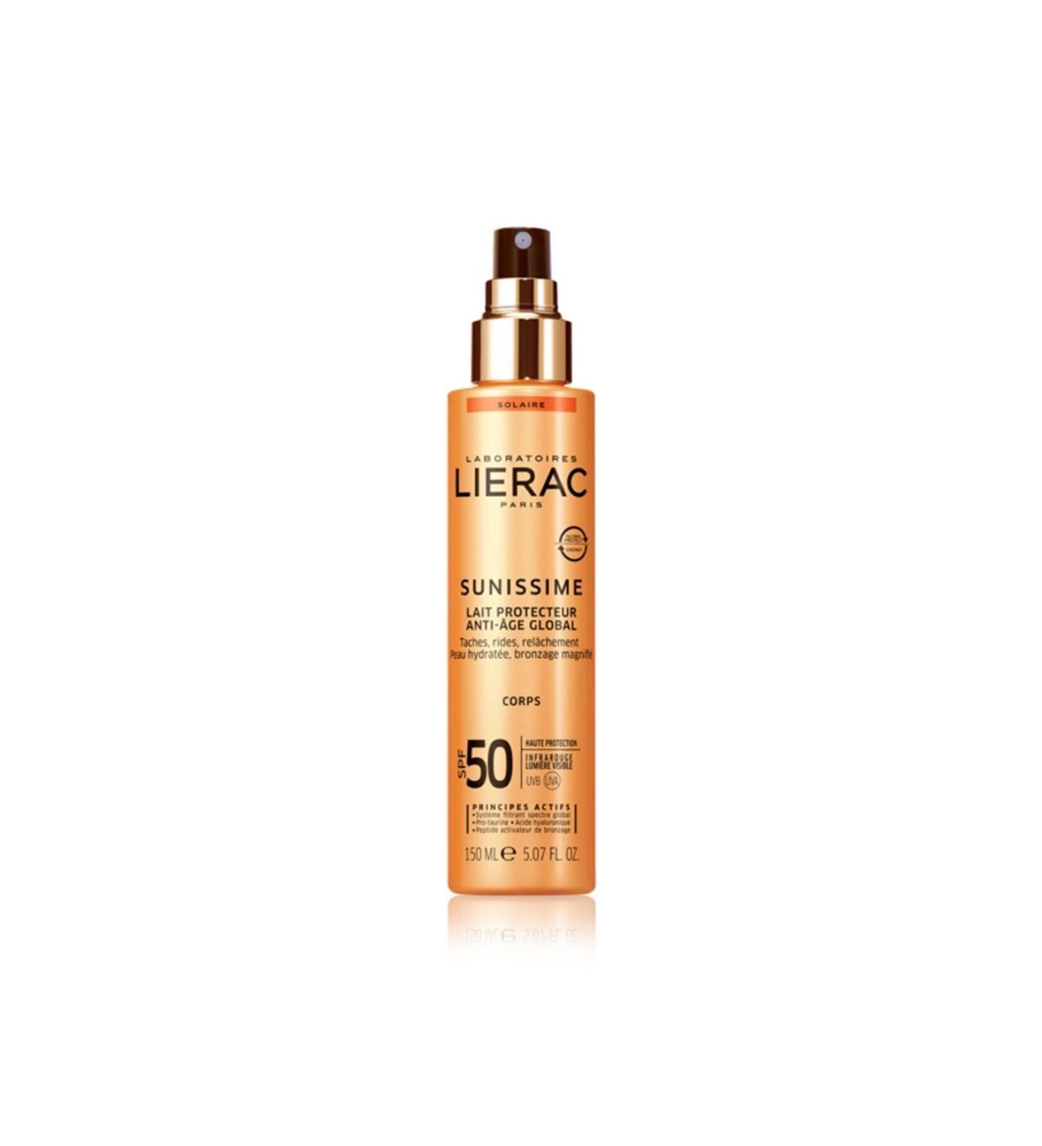 Lierac Sunissime Energizing Protective Milk Spf 50 Body Global Energizing Sun Milk