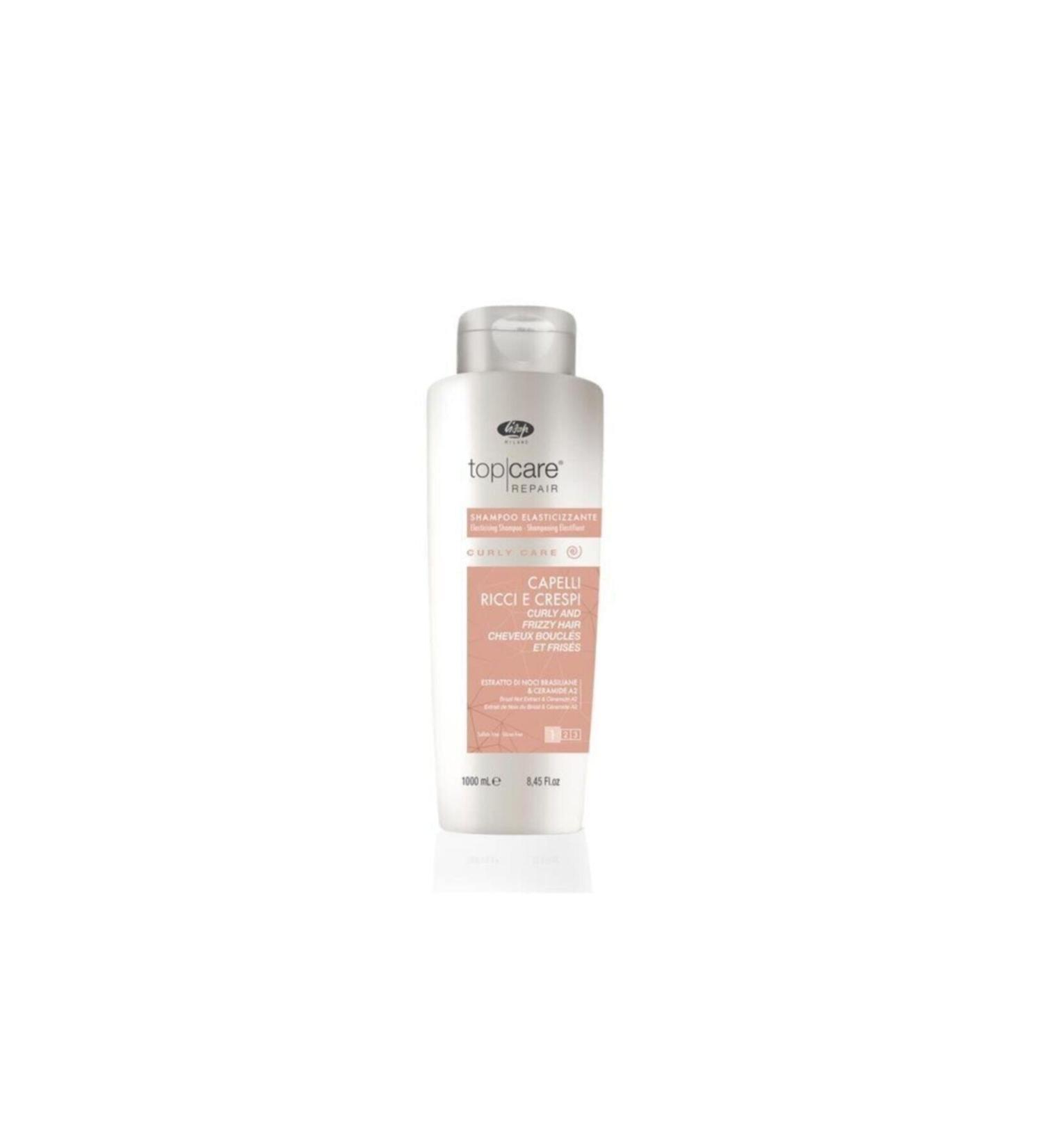 Lisap Top Care Curly Care Shampoo for Curly Unruly Hair 1000 ml