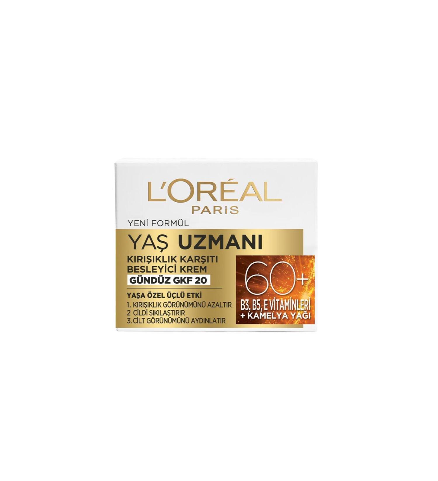 L'Oreal Paris Age Expert 60+ Anti-Wrinkle Nourishing Cream 50 ml