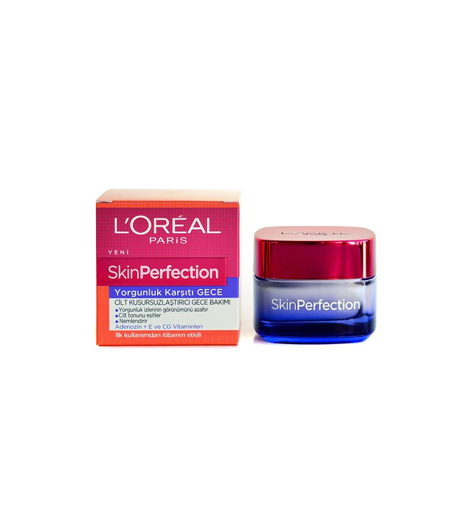 L'Oreal Paris Anti-Fatigue Night Care Cream 50 ml - Skin Perfection 3600523034482