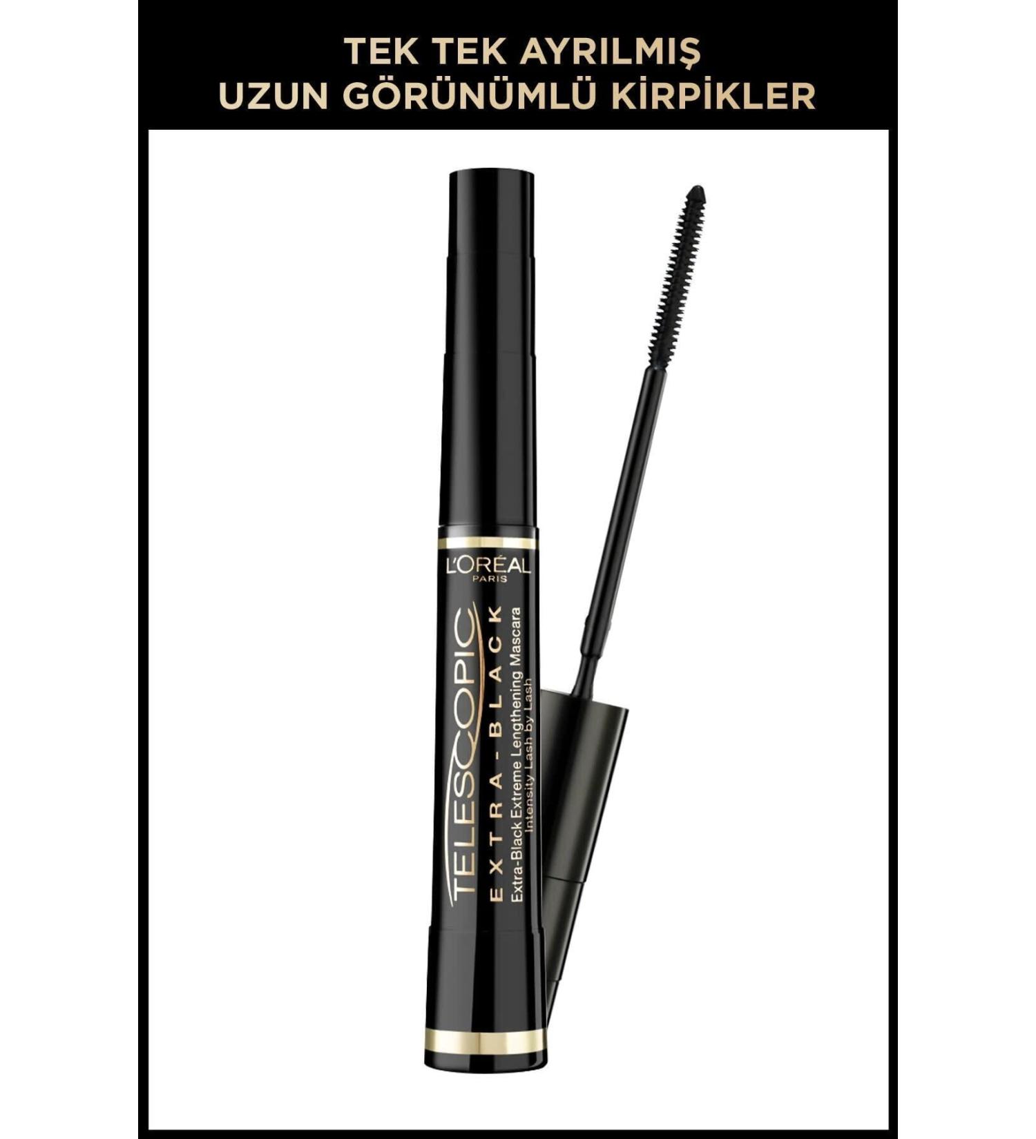 L'Oreal Paris EXTRA BLACK MASCARA LONG LAST NG TELESCOP C CARBON GKHA R969