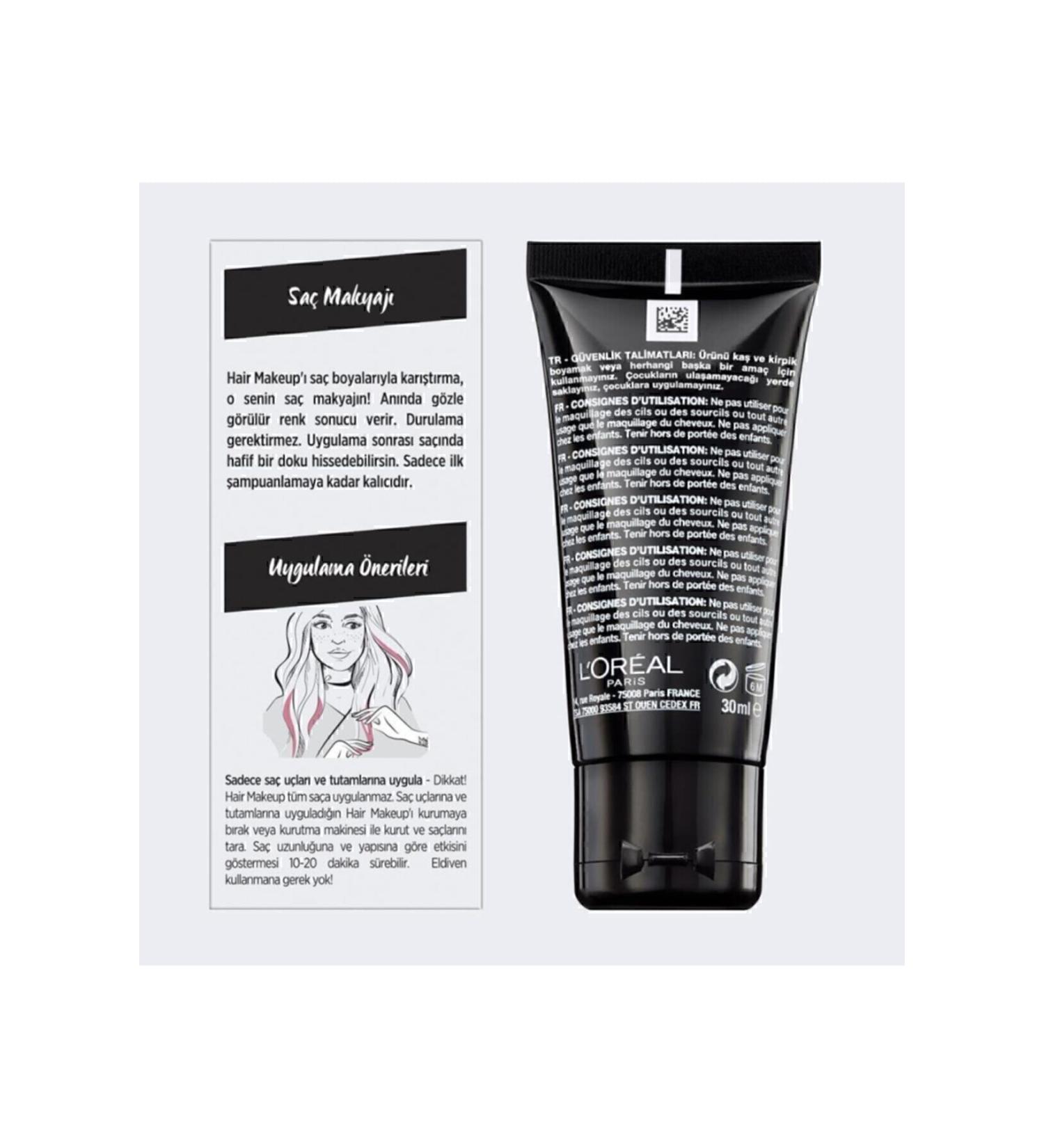 L'Oreal Paris Hair Makeup 1 Day Permanent Tube Paint Lilac 30 ml - Buy Online on GoSupps.com