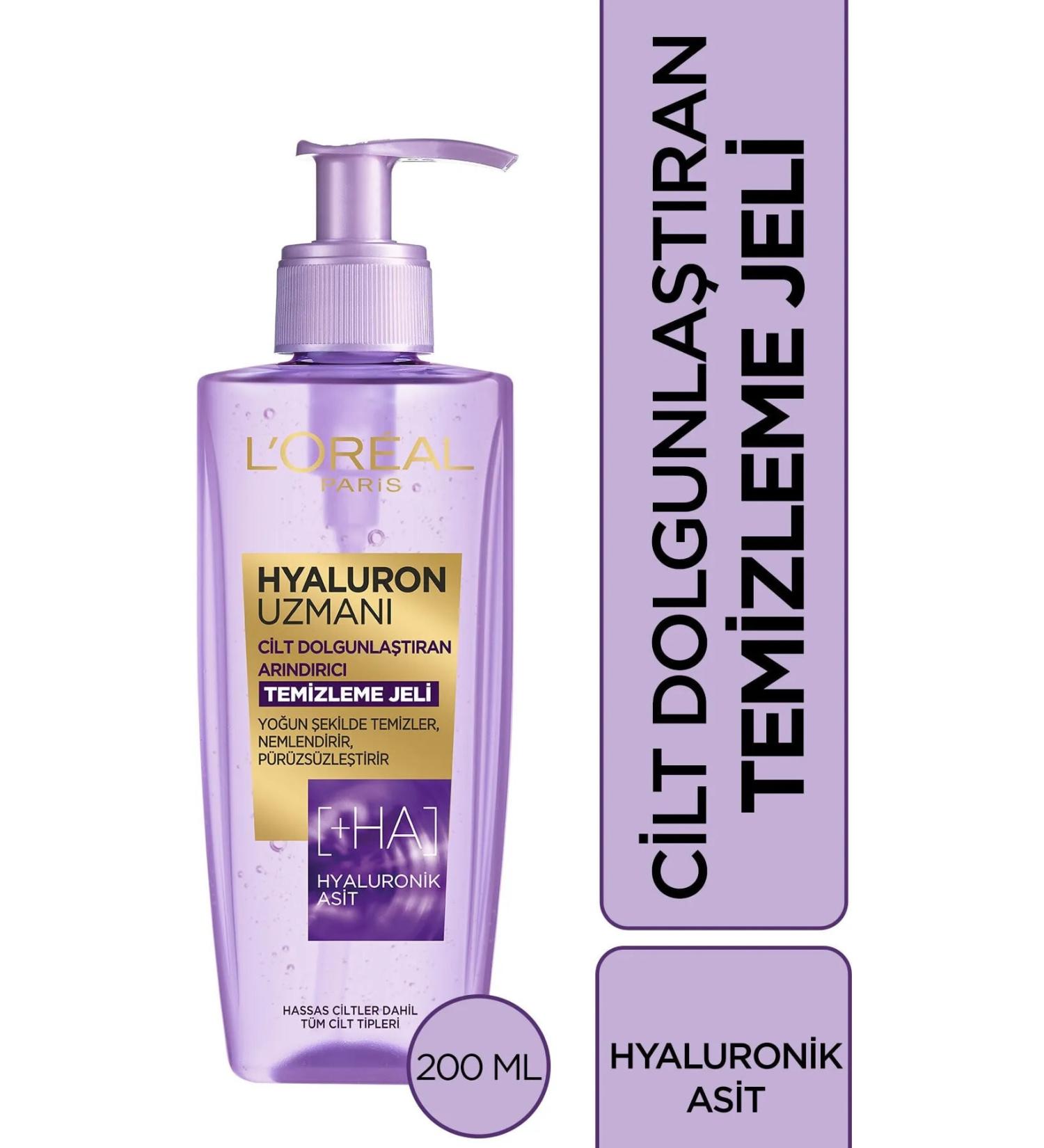 L'Oreal Paris Men Expert L'Oreal Paris Hyaluron Expert Skin Plumping Purifying Cleansing Gel 200 mL - Buy Online on GoSupps.com