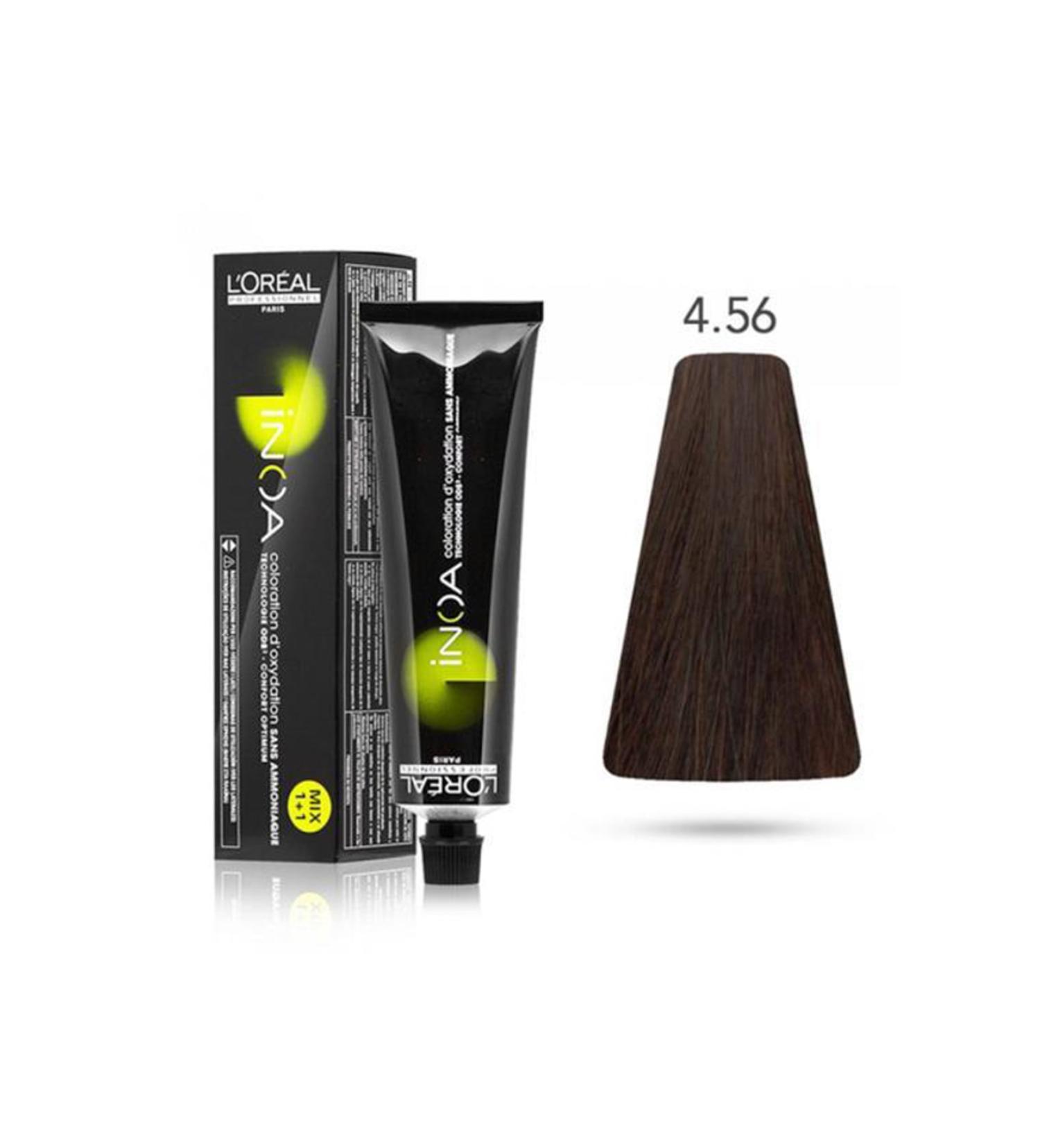 L'oreal Professionnel Loreal Inoa Hair Dye Marron Resist No:4.56 3474636403844